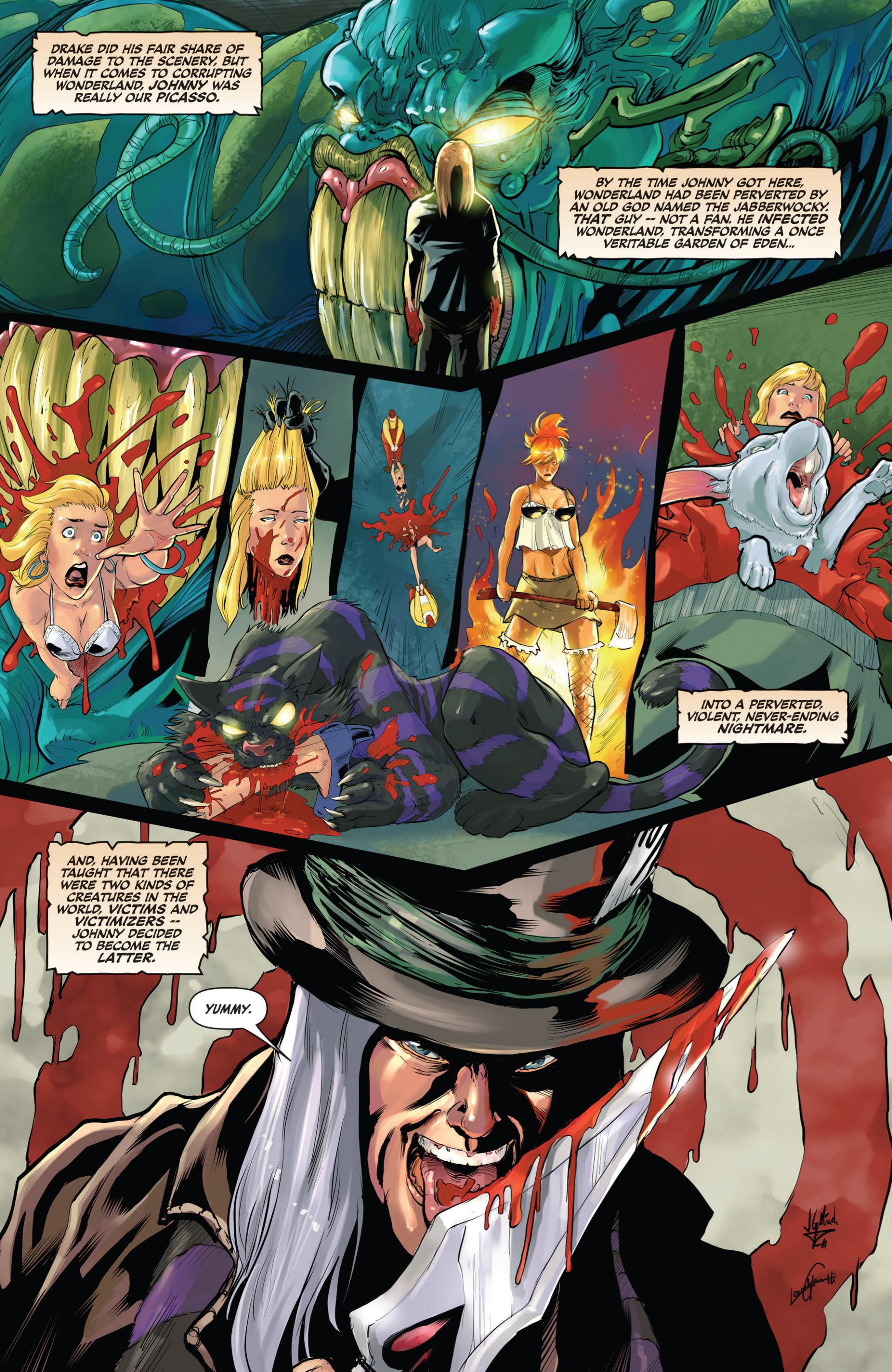 Read online Grimm Fairy Tales presents Wonderland comic -  Issue #22 - 19