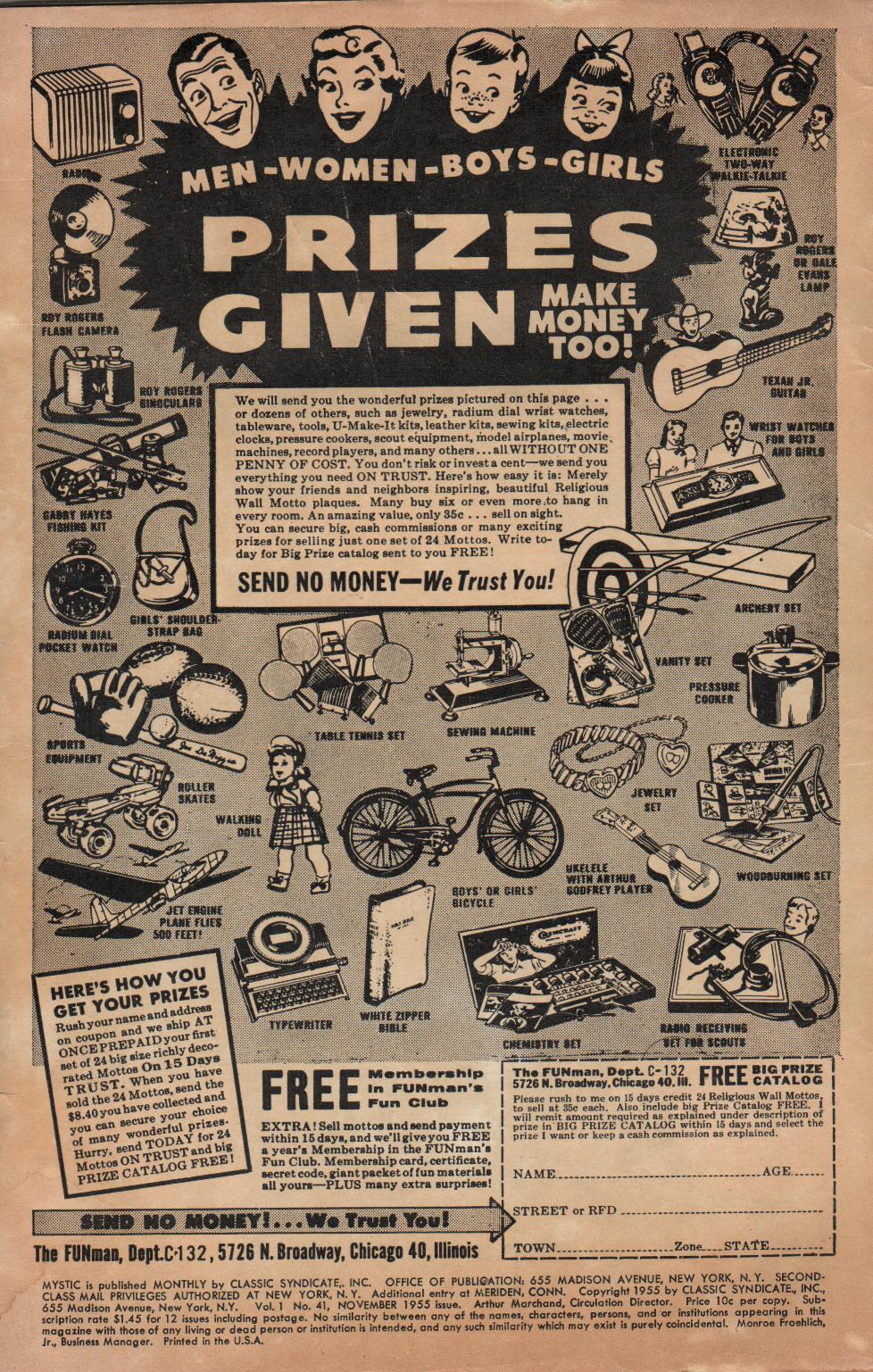 Read online Mystic (1951) comic -  Issue #41 - 2