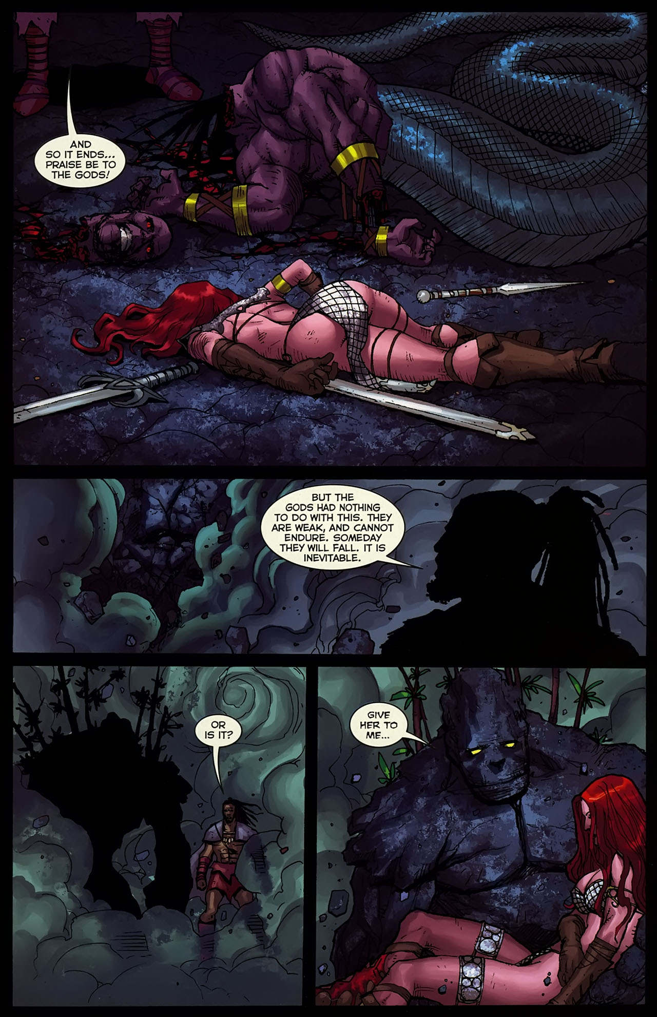 Read online Sword of Red Sonja: Doom of the Gods comic -  Issue #4 - 20