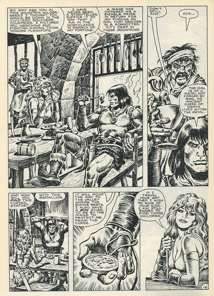 Read online The Savage Sword Of Conan comic -  Issue #144 - 22