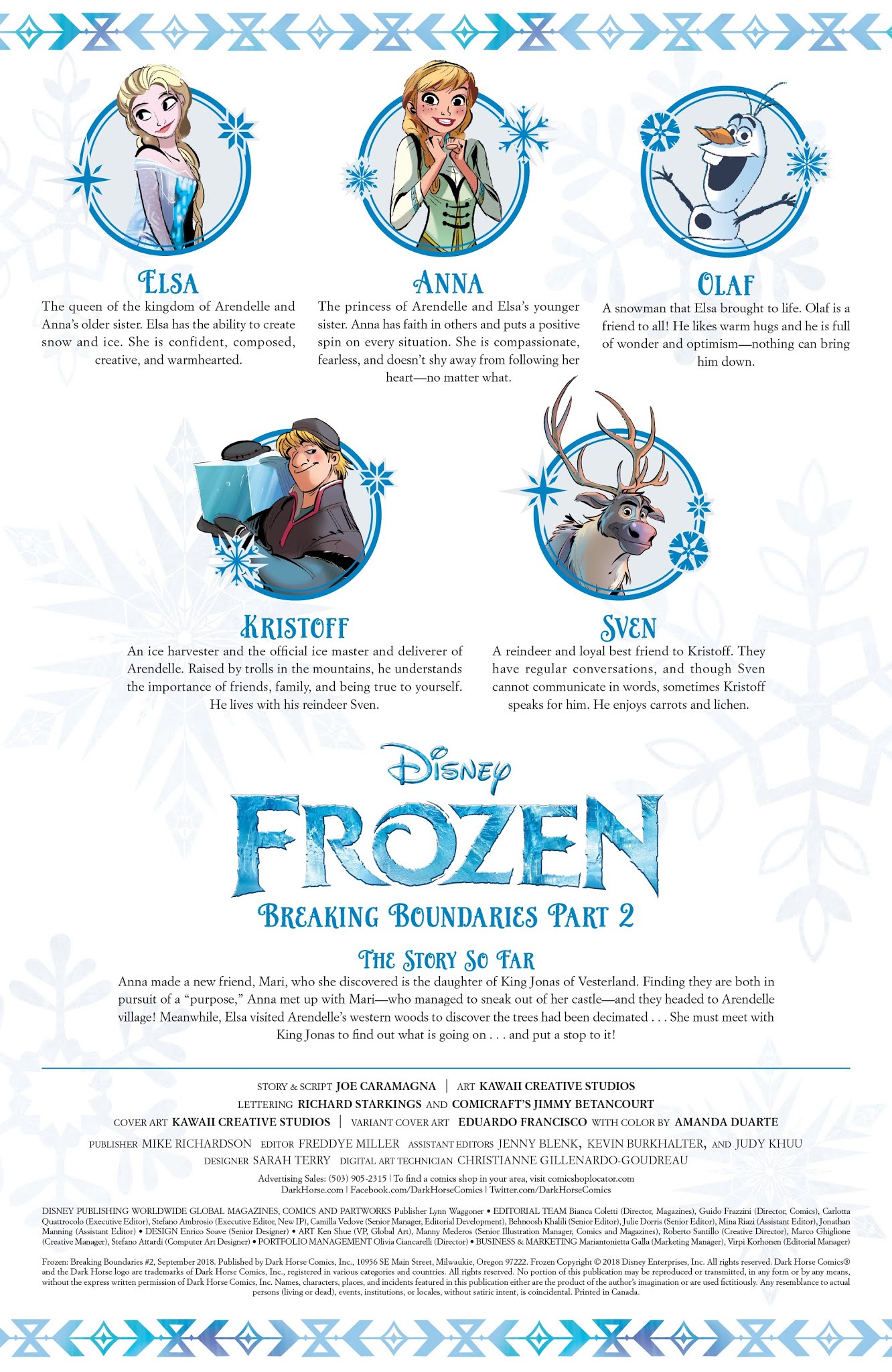Read online Disney Frozen: Breaking Boundaries comic -  Issue #2 - 2