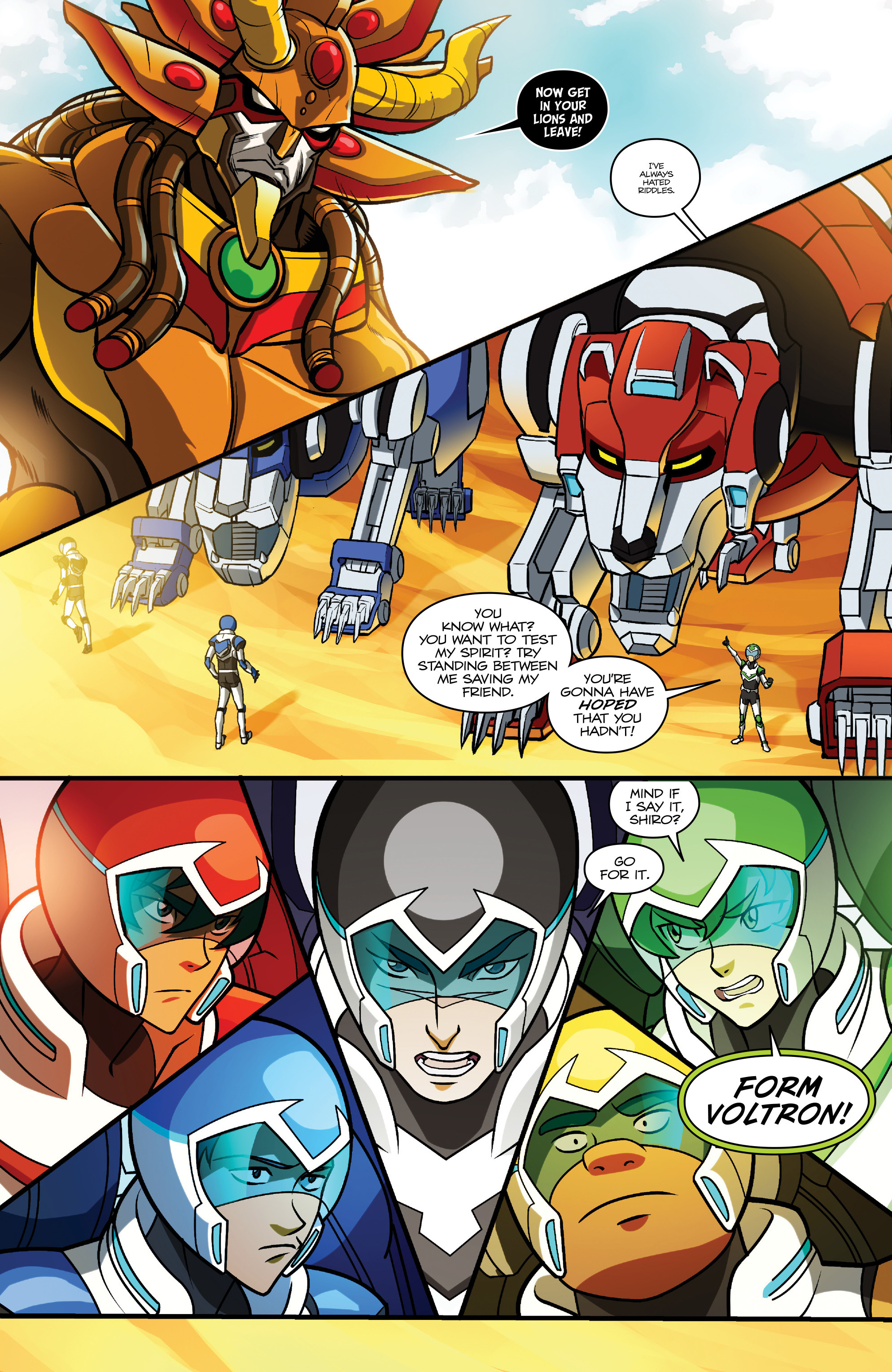 Read online Voltron: Legendary Defender comic -  Issue #4 - 22