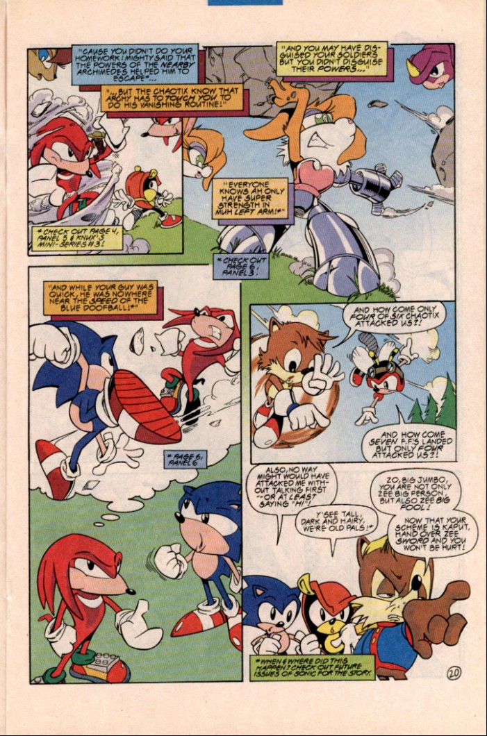 Read online Sonic vs. Knuckles comic -  Issue # Full - 22