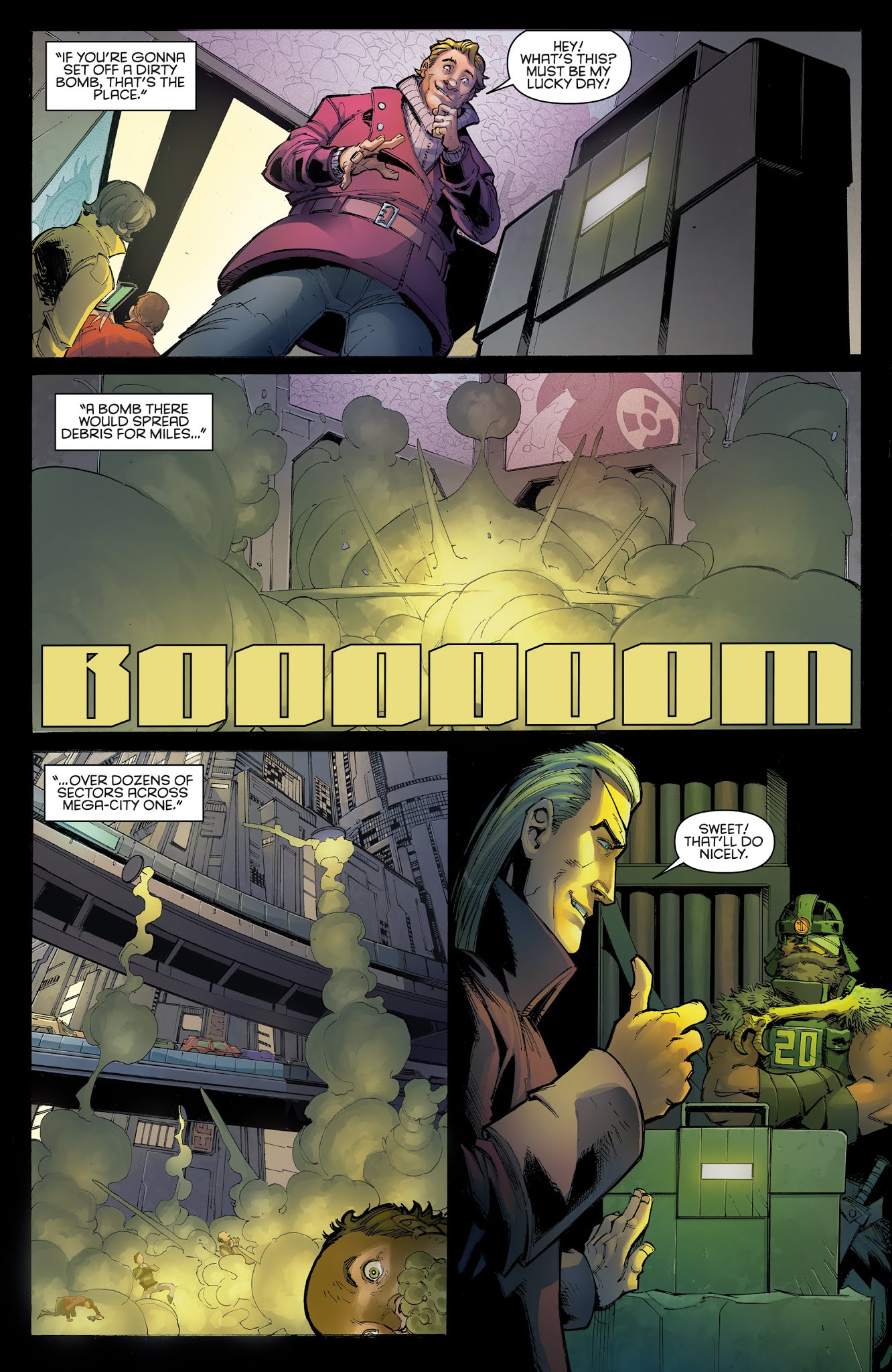 Read online Judge Dredd: Under Siege comic -  Issue #3 - 11