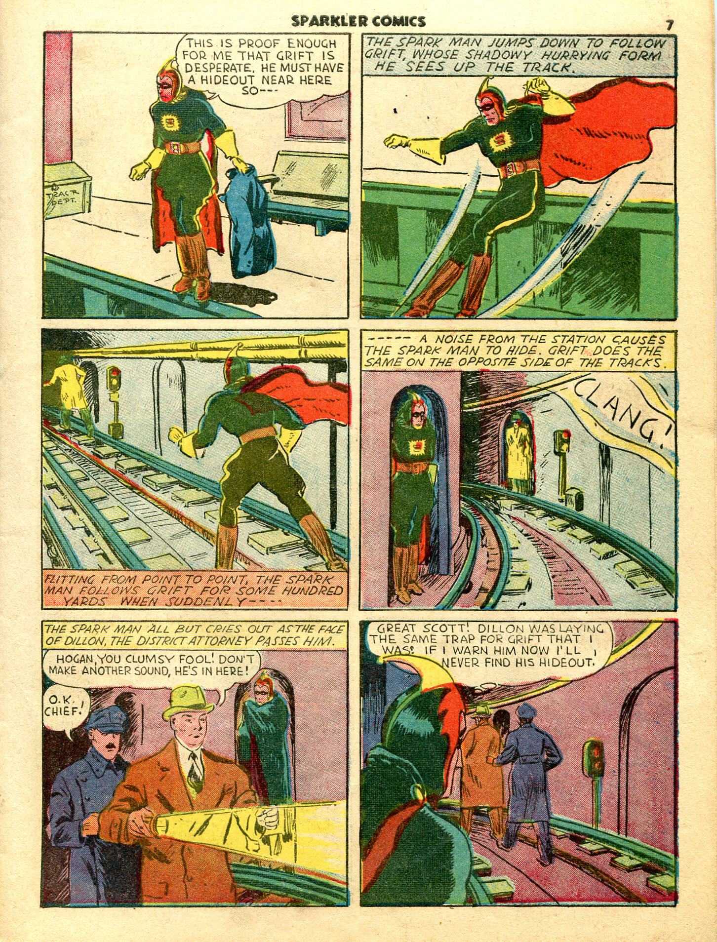 Read online Sparkler Comics comic -  Issue #5 - 8