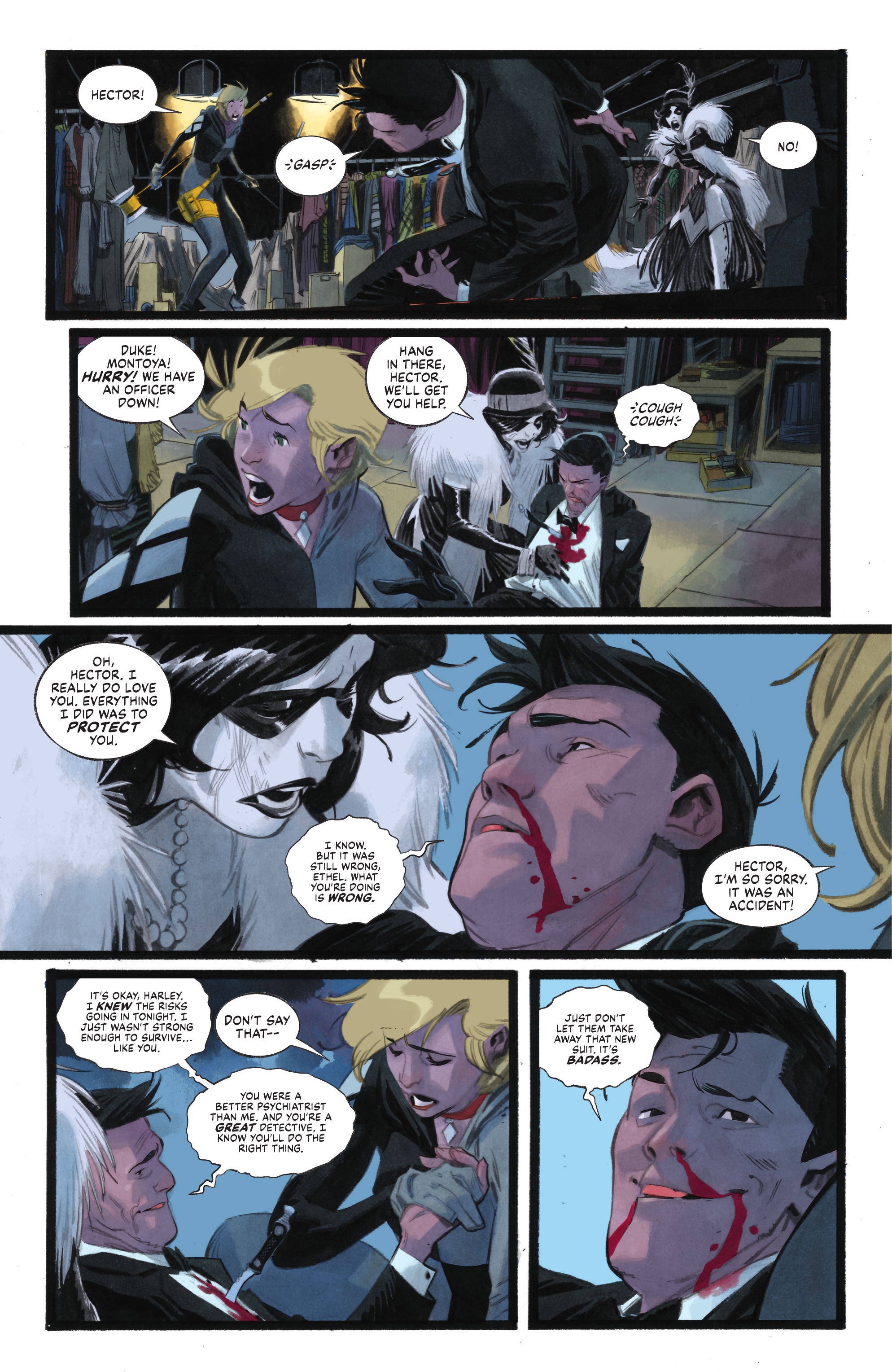 Read online Batman: White Knight Presents: Harley Quinn comic -  Issue #6 - 17