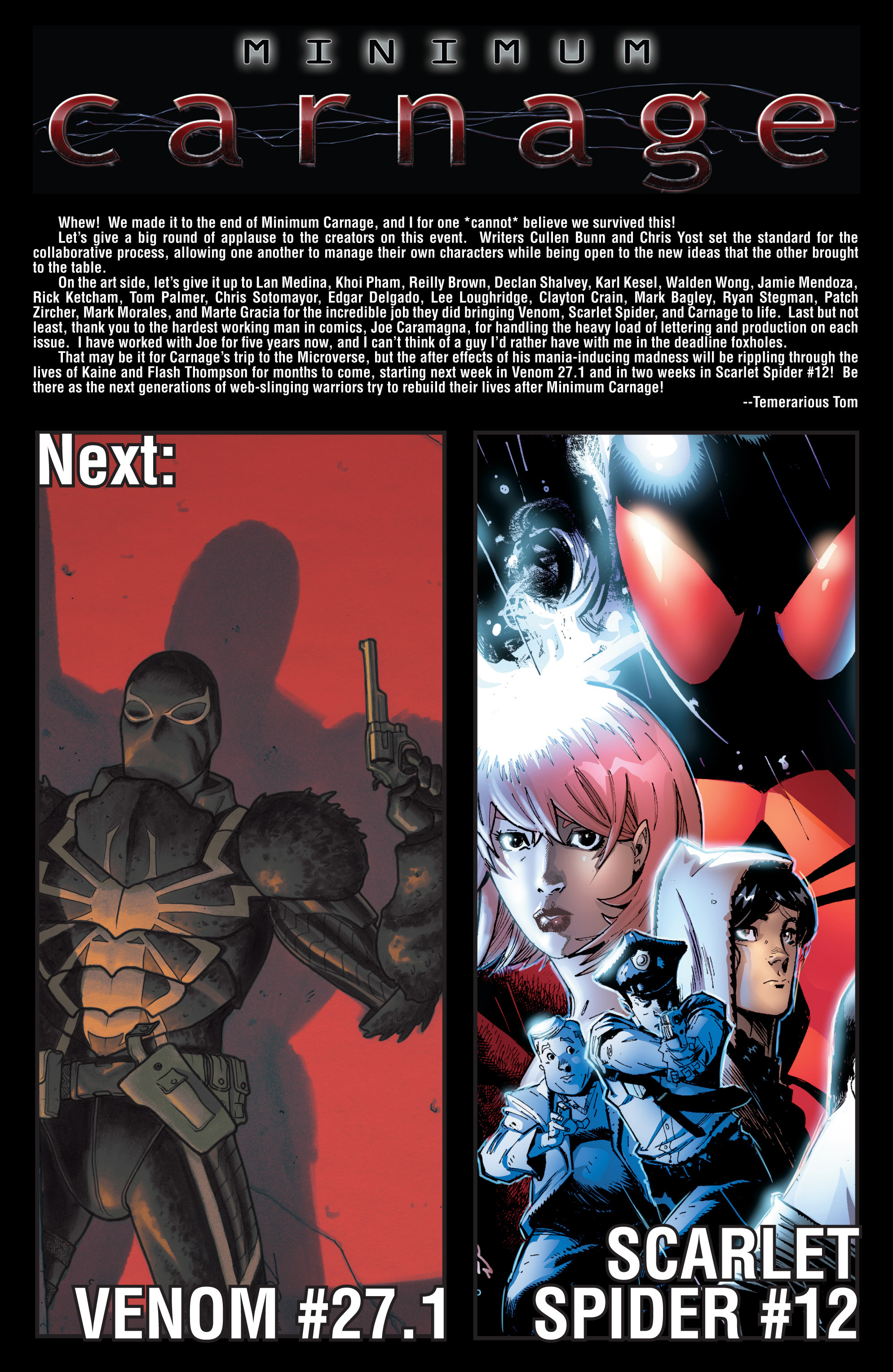 Read online Minimum Carnage: Omega comic -  Issue # Full - 25
