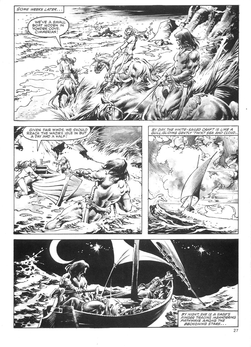 Read online The Savage Sword Of Conan comic -  Issue #88 - 27
