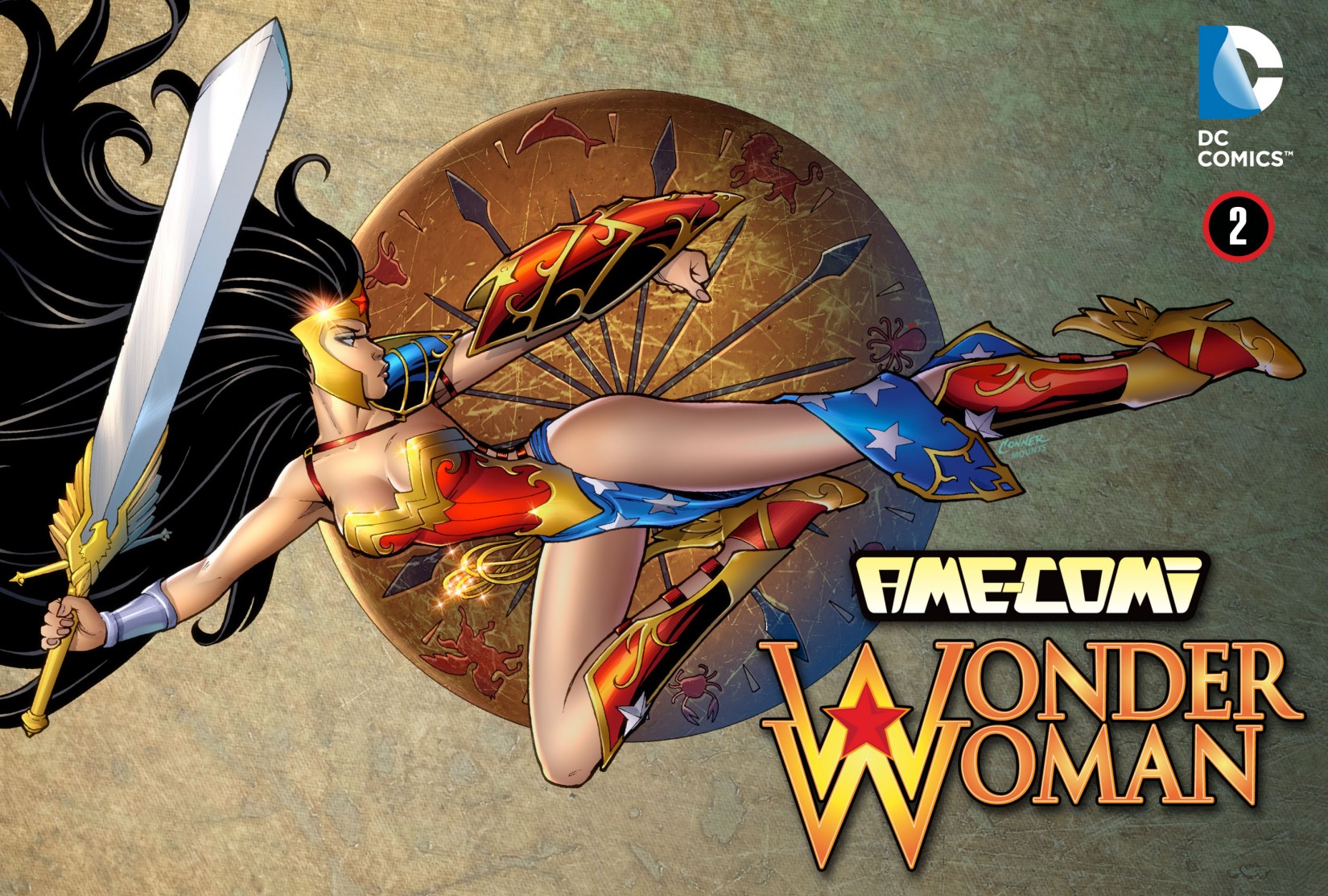 Read online Ame-Comi: Wonder Woman comic -  Issue #2 - 1