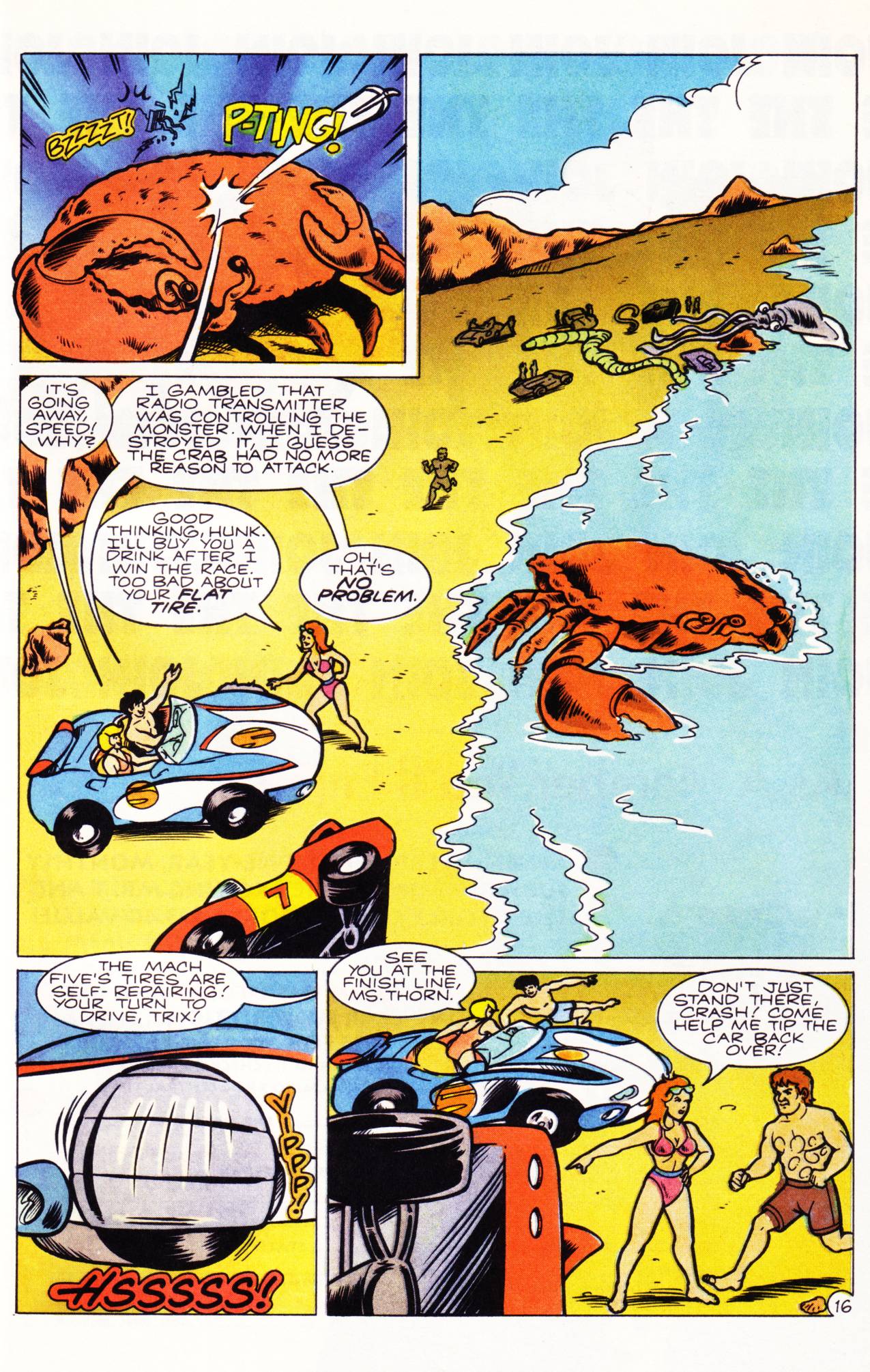 Read online The New Adventures of Speed Racer comic -  Issue #3 - 17
