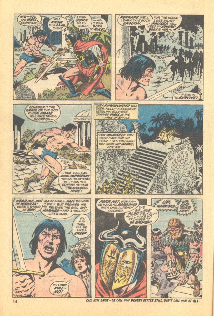 Read online Kull, the Conqueror (1971) comic -  Issue #9 - 11