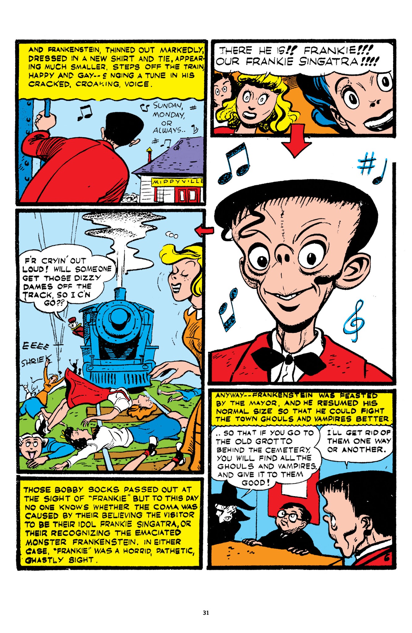 Read online Frankenstein: The Mad Science of Dick Briefer comic -  Issue # TPB - 32
