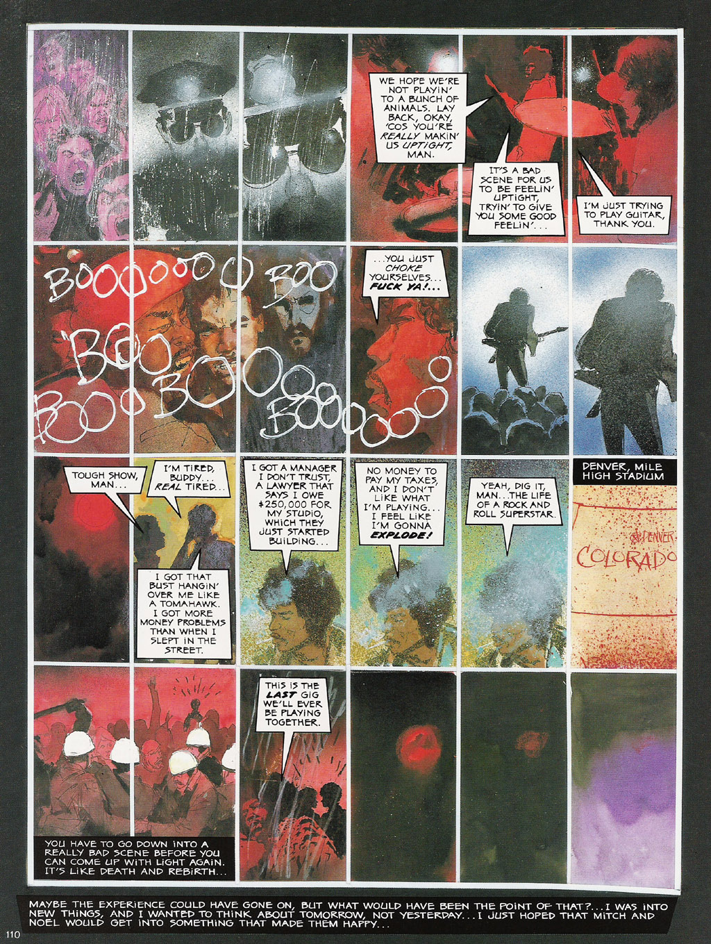 Read online Voodoo Child - The Illustrated Legend of Jimi Hendrix comic -  Issue # TPB - 113