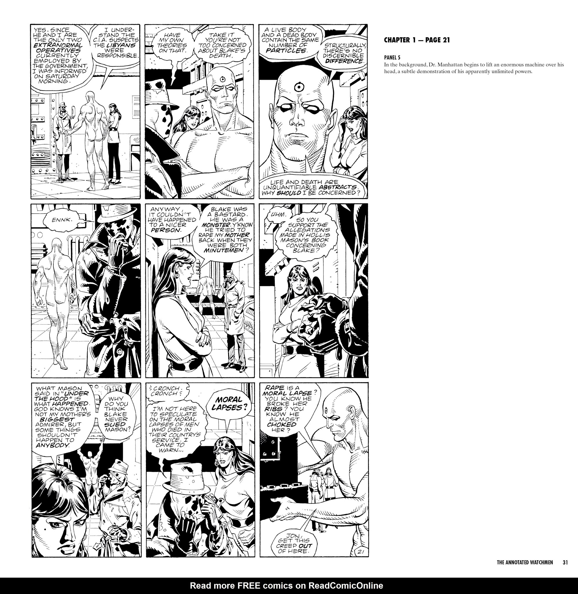 Read online Watchmen: The Annotated Edition comic -  Issue # TPB - 31