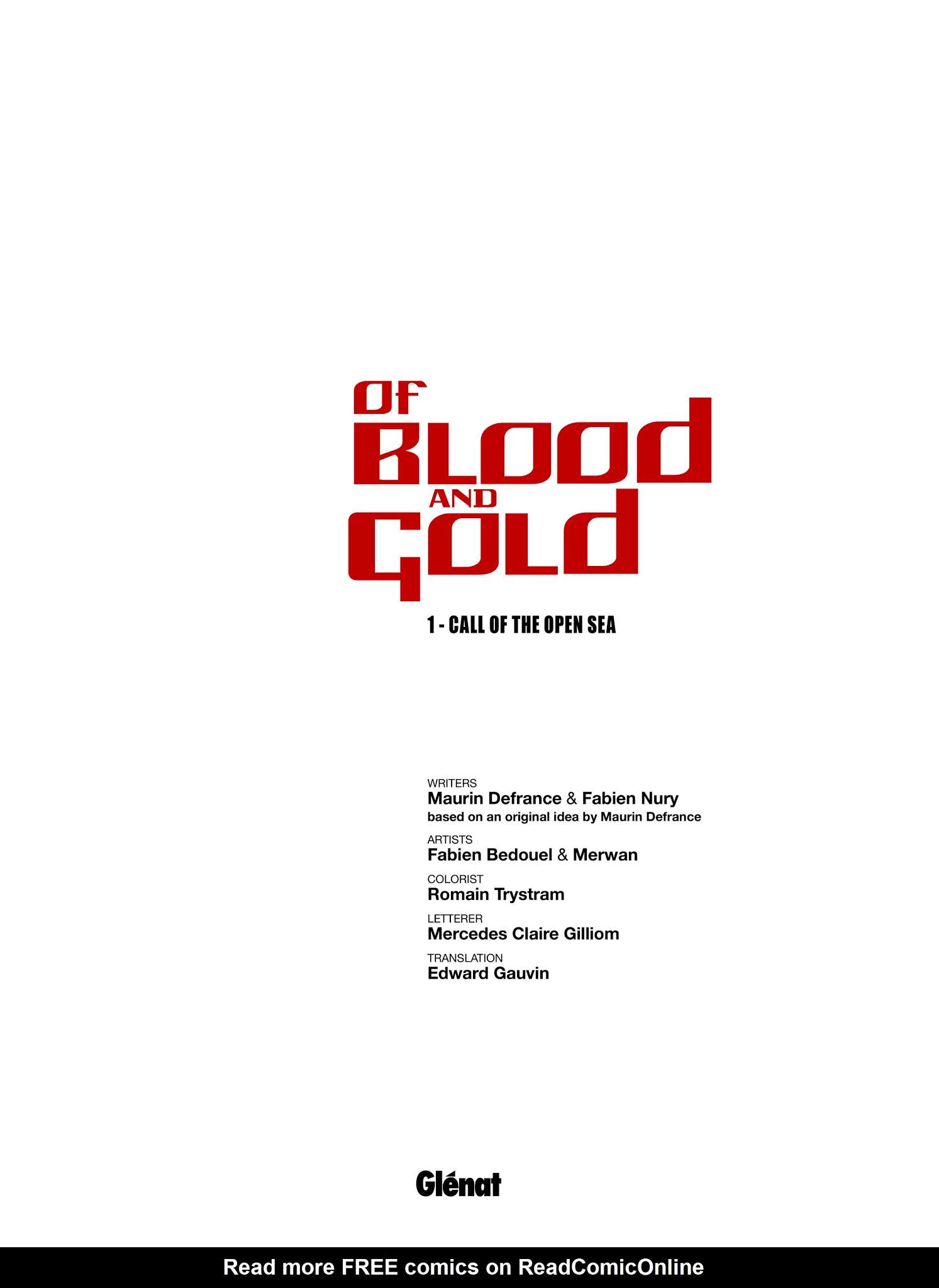 Read online Of Blood and Gold comic -  Issue #1 - 2