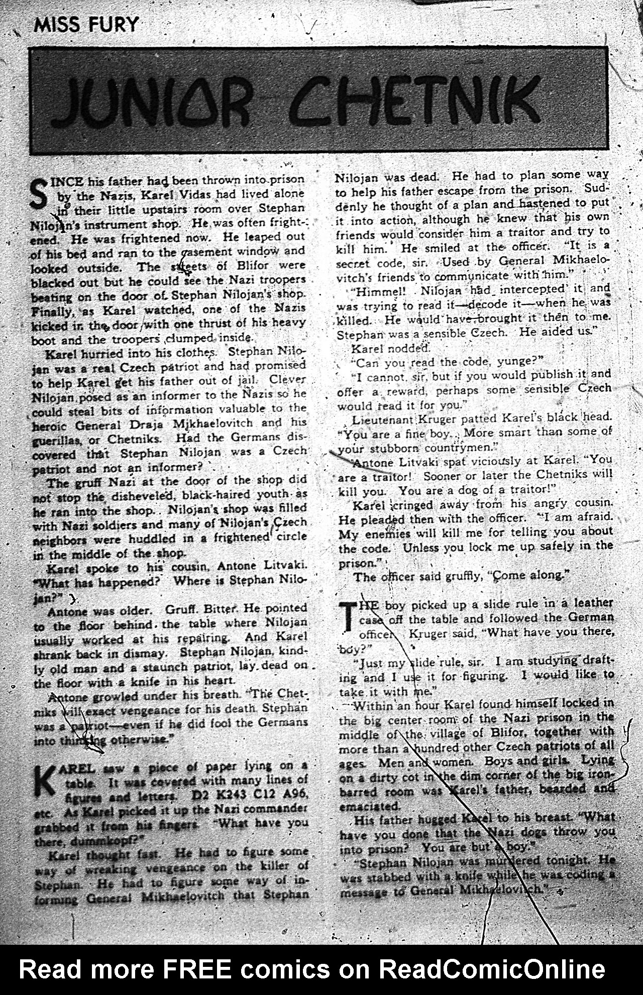 Read online Miss Fury (1942) comic -  Issue #3 - 42