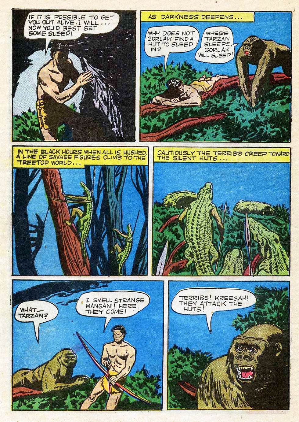 Read online Tarzan (1948) comic -  Issue #20 - 14