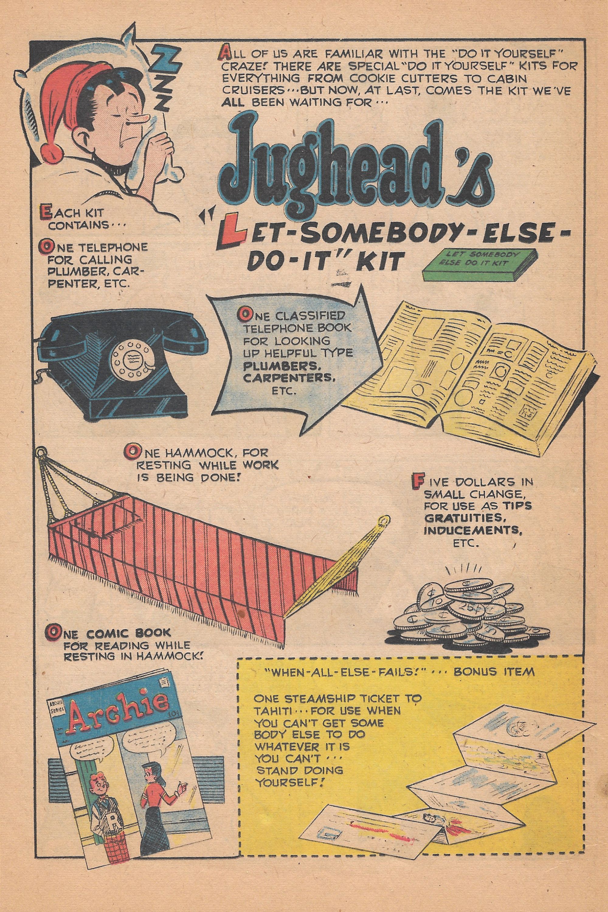 Read online Archie's Joke Book Magazine comic -  Issue #40 - 32