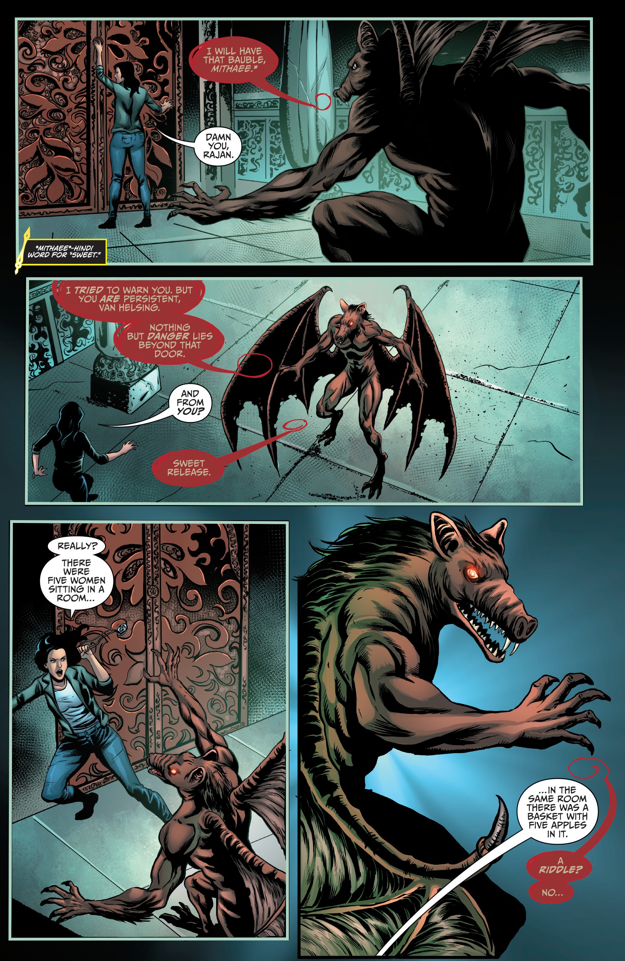 Read online Van Helsing: Sword of Heaven comic -  Issue #4 - 12