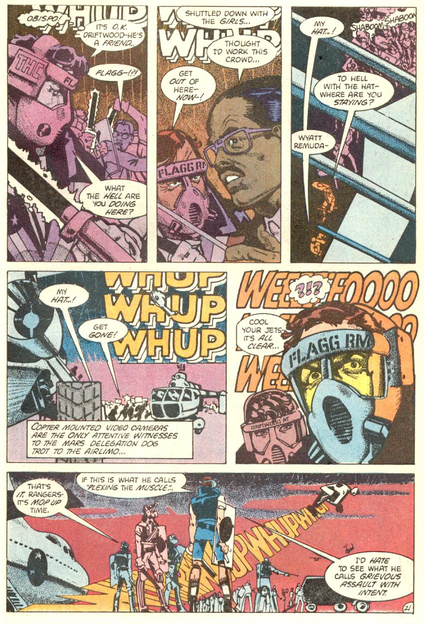 Read online American Flagg! comic -  Issue #5 - 22