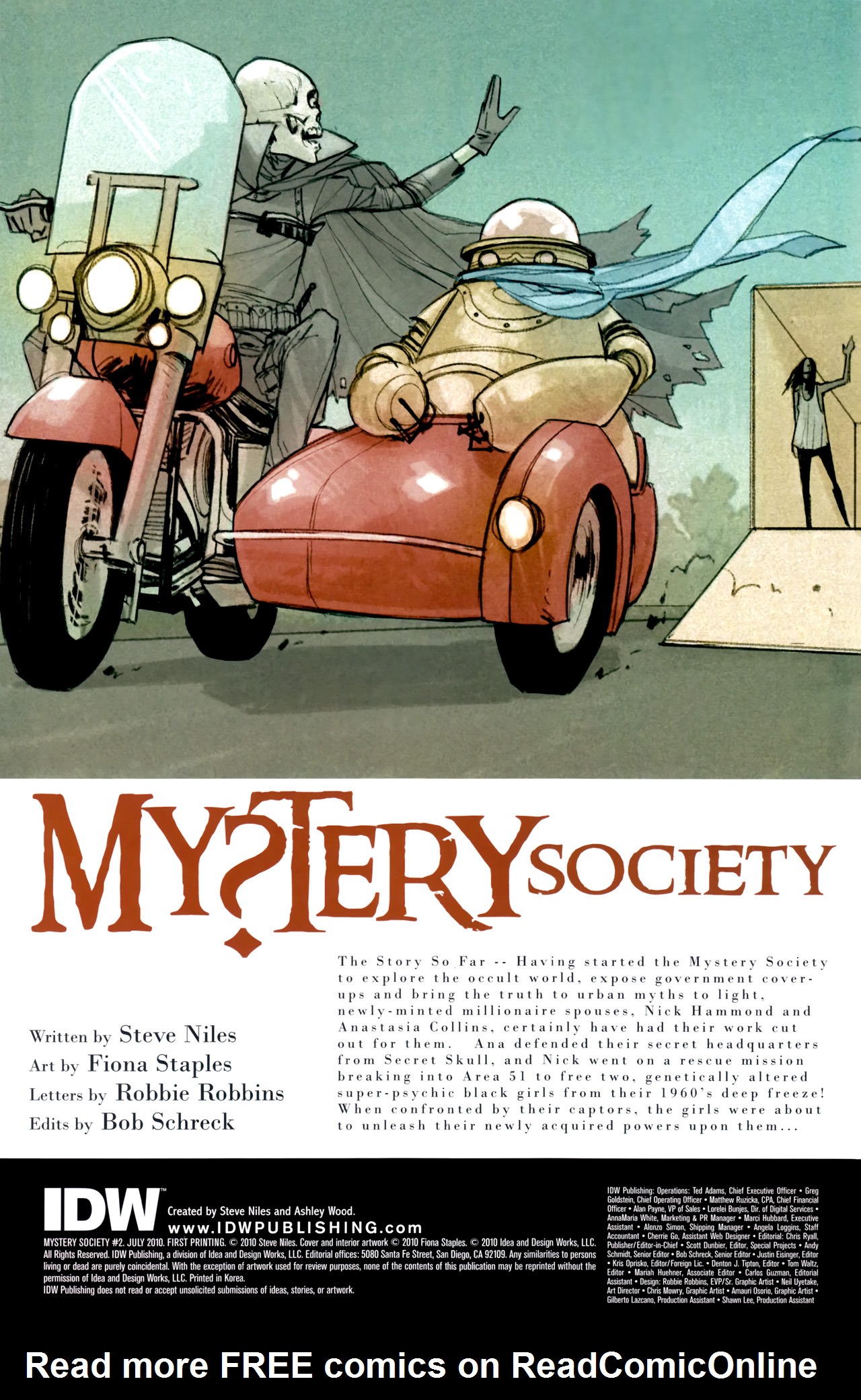 Read online Mystery Society comic -  Issue #2 - 2