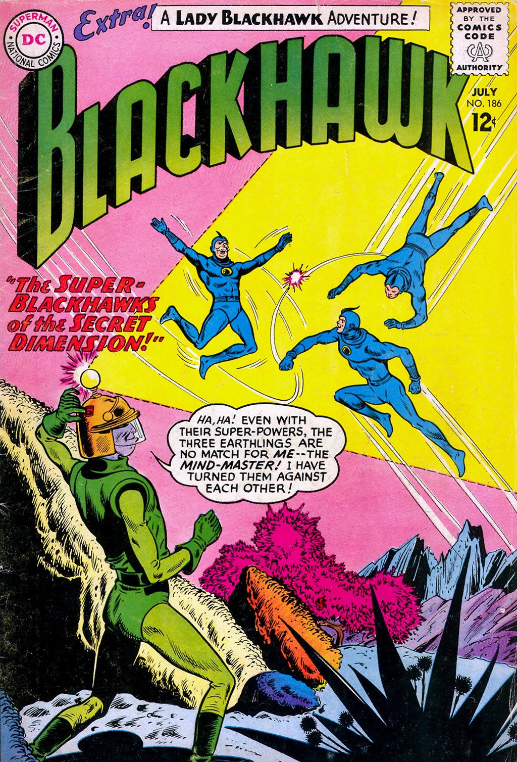 Read online Blackhawk (1957) comic -  Issue #186 - 1