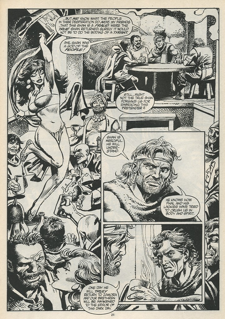 Read online The Savage Sword Of Conan comic -  Issue #181 - 23