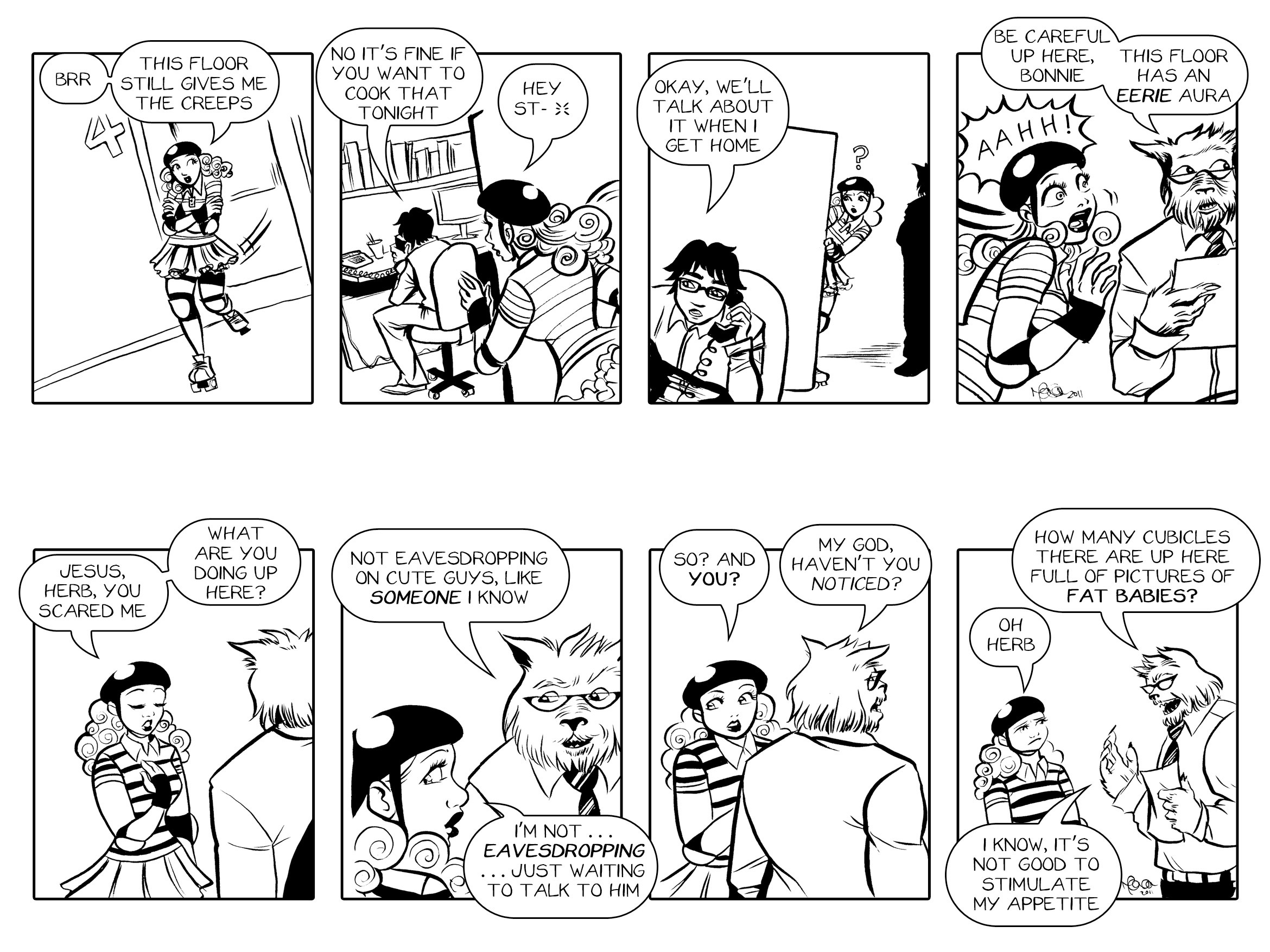 Read online Bonnie N. Collide, Nine to Five comic -  Issue #2 - 11