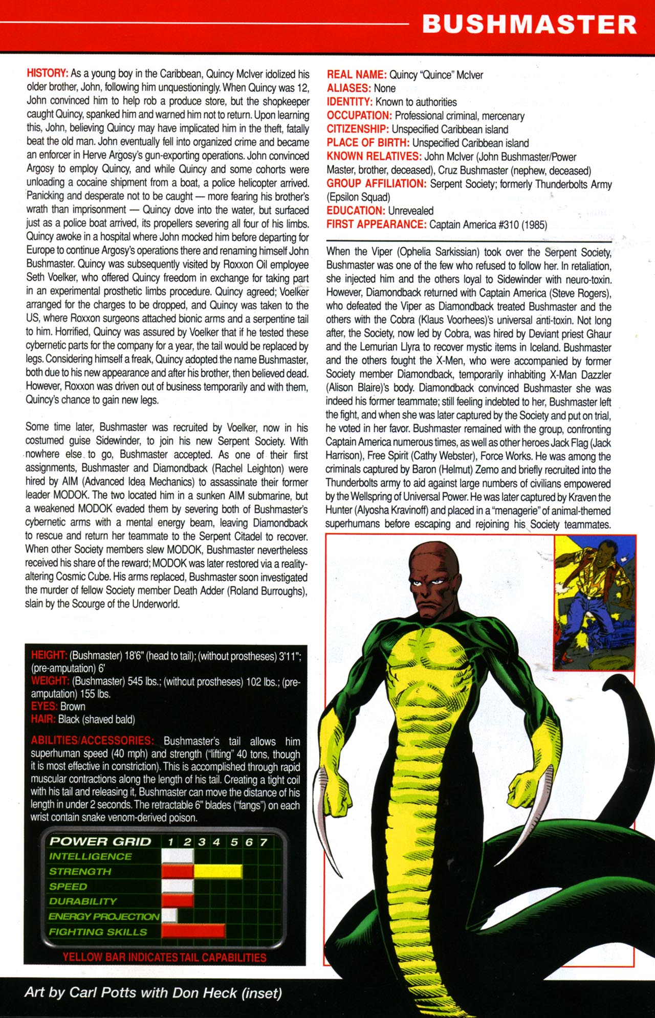 Read online Official Handbook of the Marvel Universe A To Z Update comic -  Issue #4 - 5