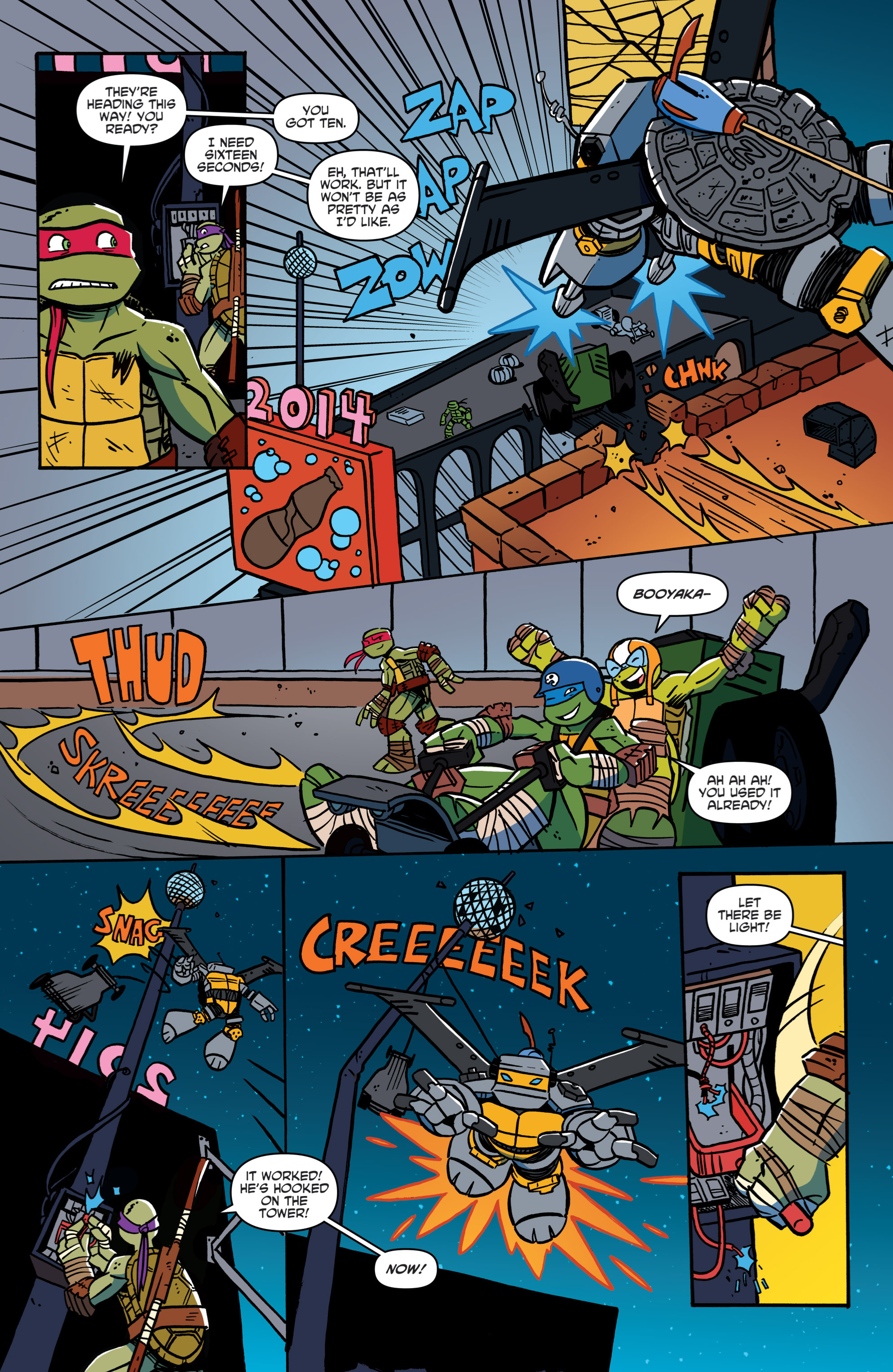 Read online Teenage Mutant Ninja Turtles New Animated Adventures comic -  Issue #9 - 16