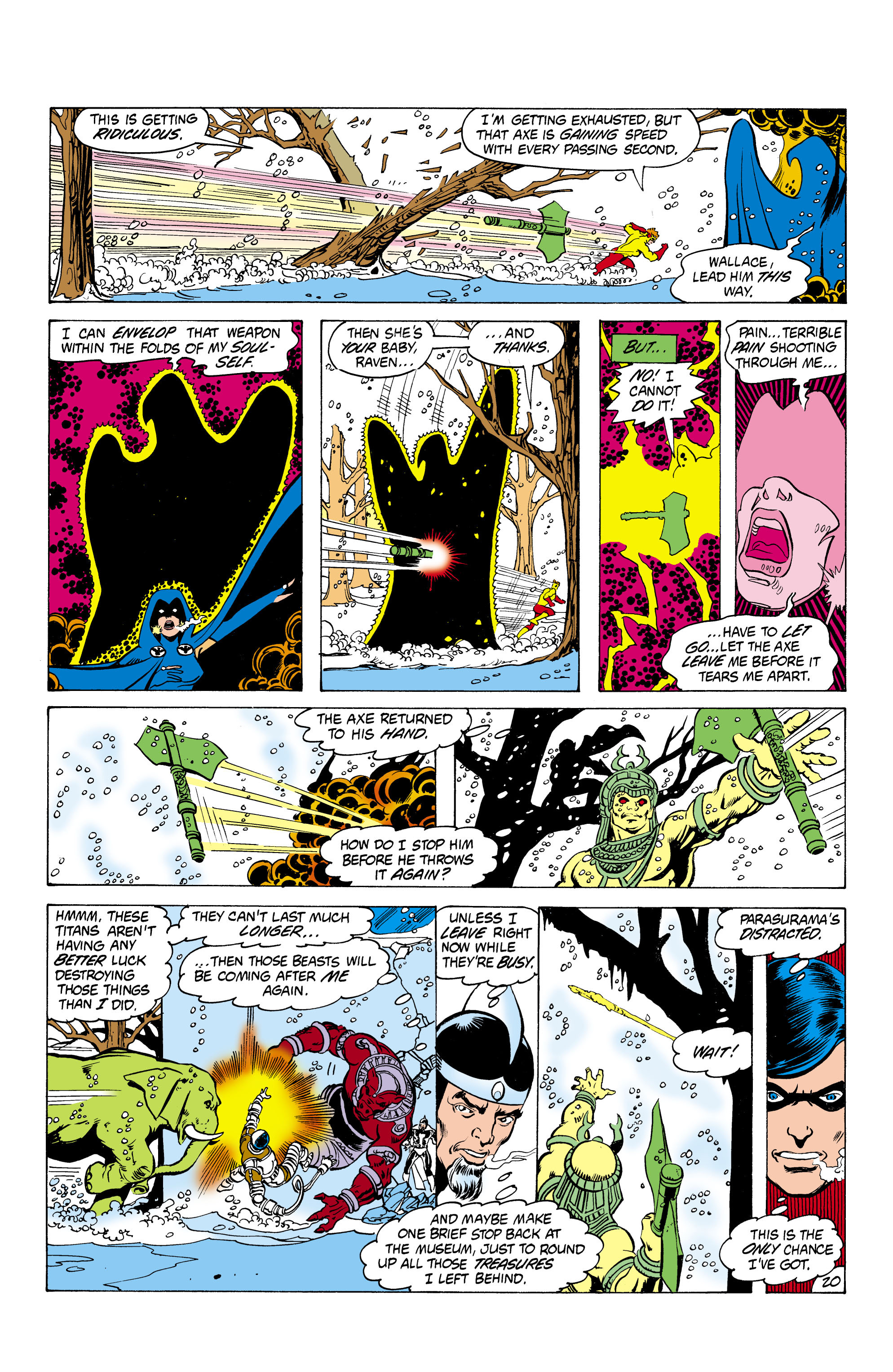 Read online The New Teen Titans (1980) comic -  Issue #19 - 21