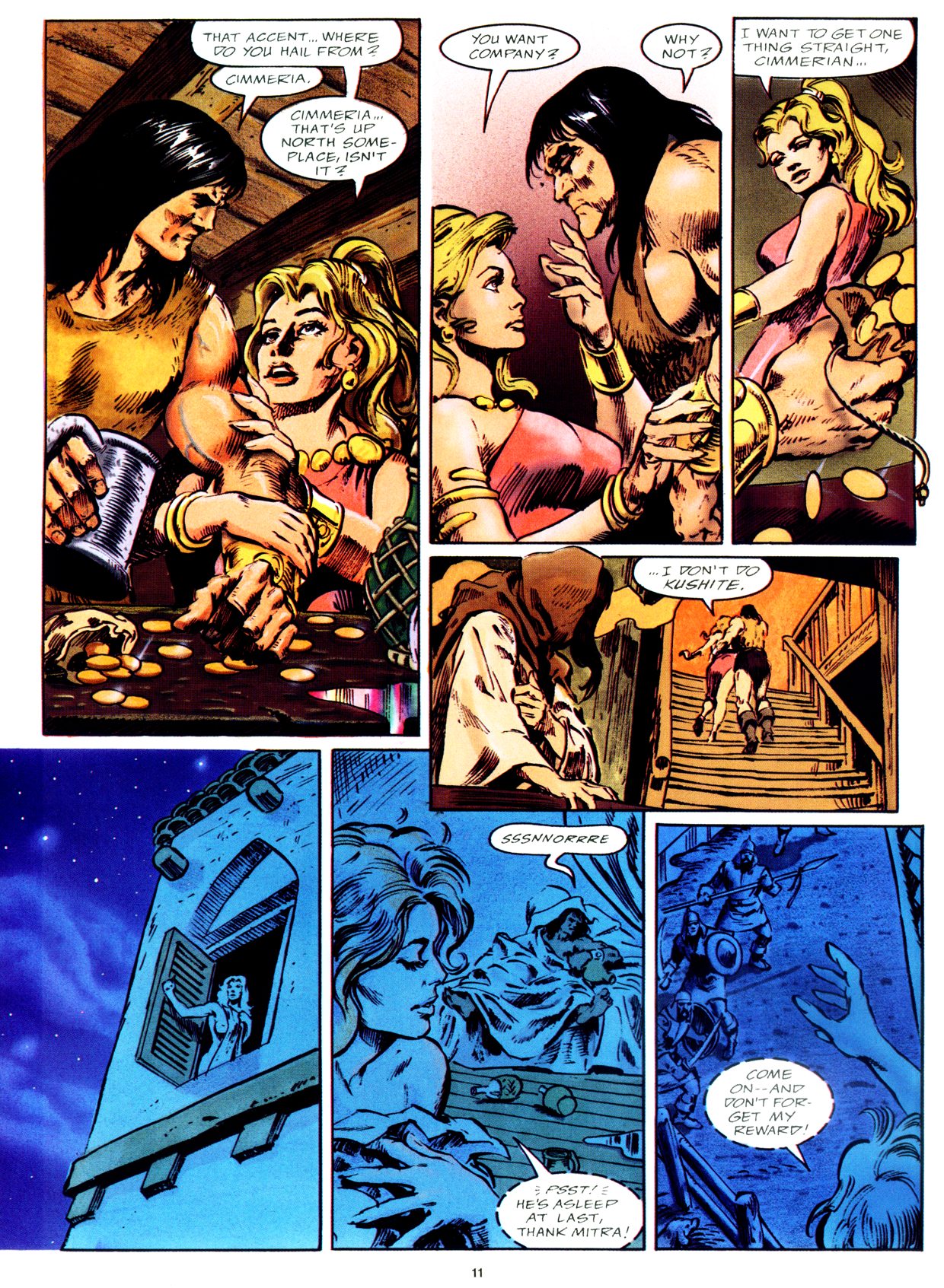Read online Marvel Graphic Novel comic -  Issue #59 - Conan - The Horn of Azoth - 12