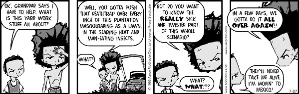 Read online The Boondocks Collection comic -  Issue # Year 1999 - 100