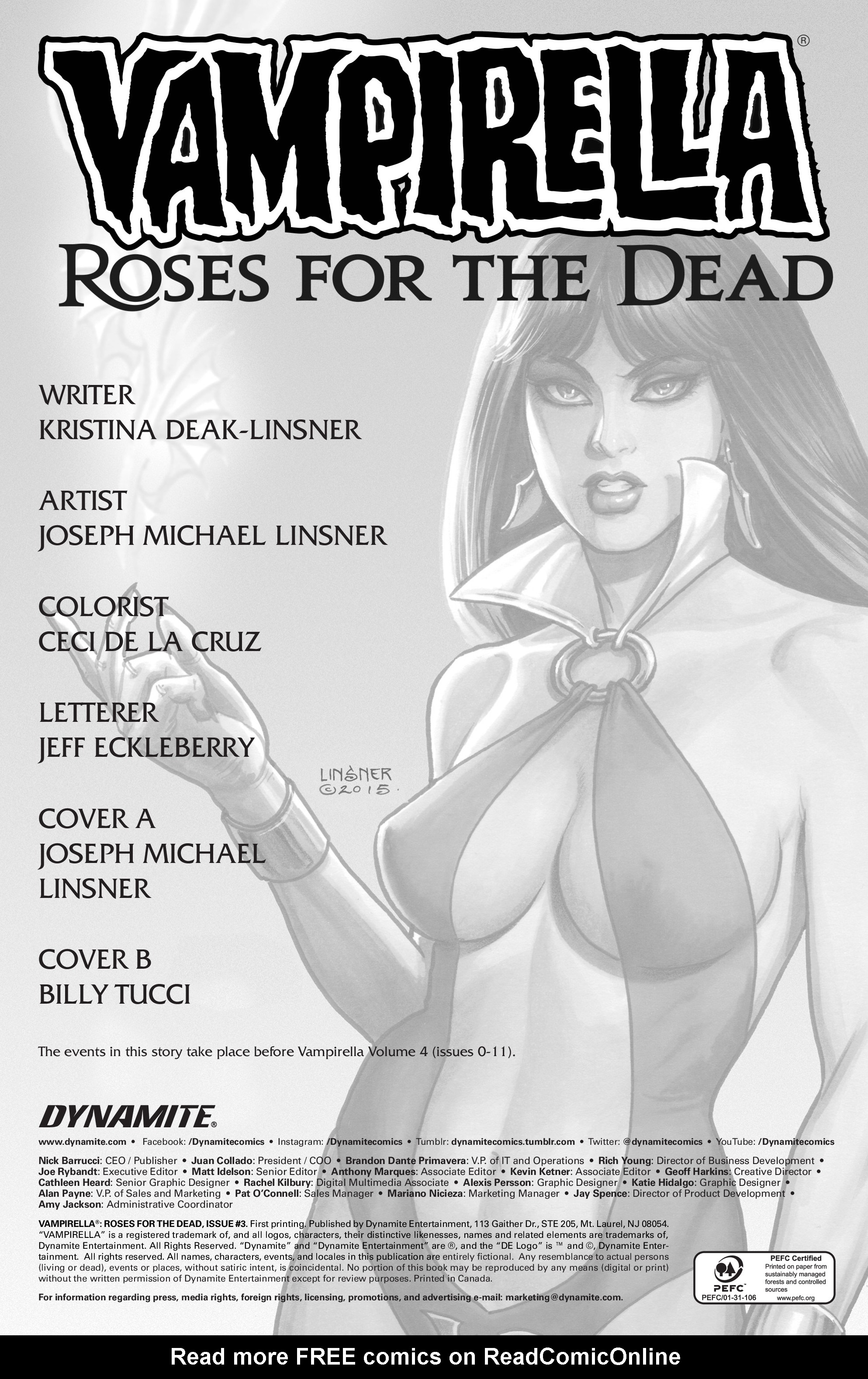 Read online Vampirella: Roses For the Dead comic -  Issue #3 - 3