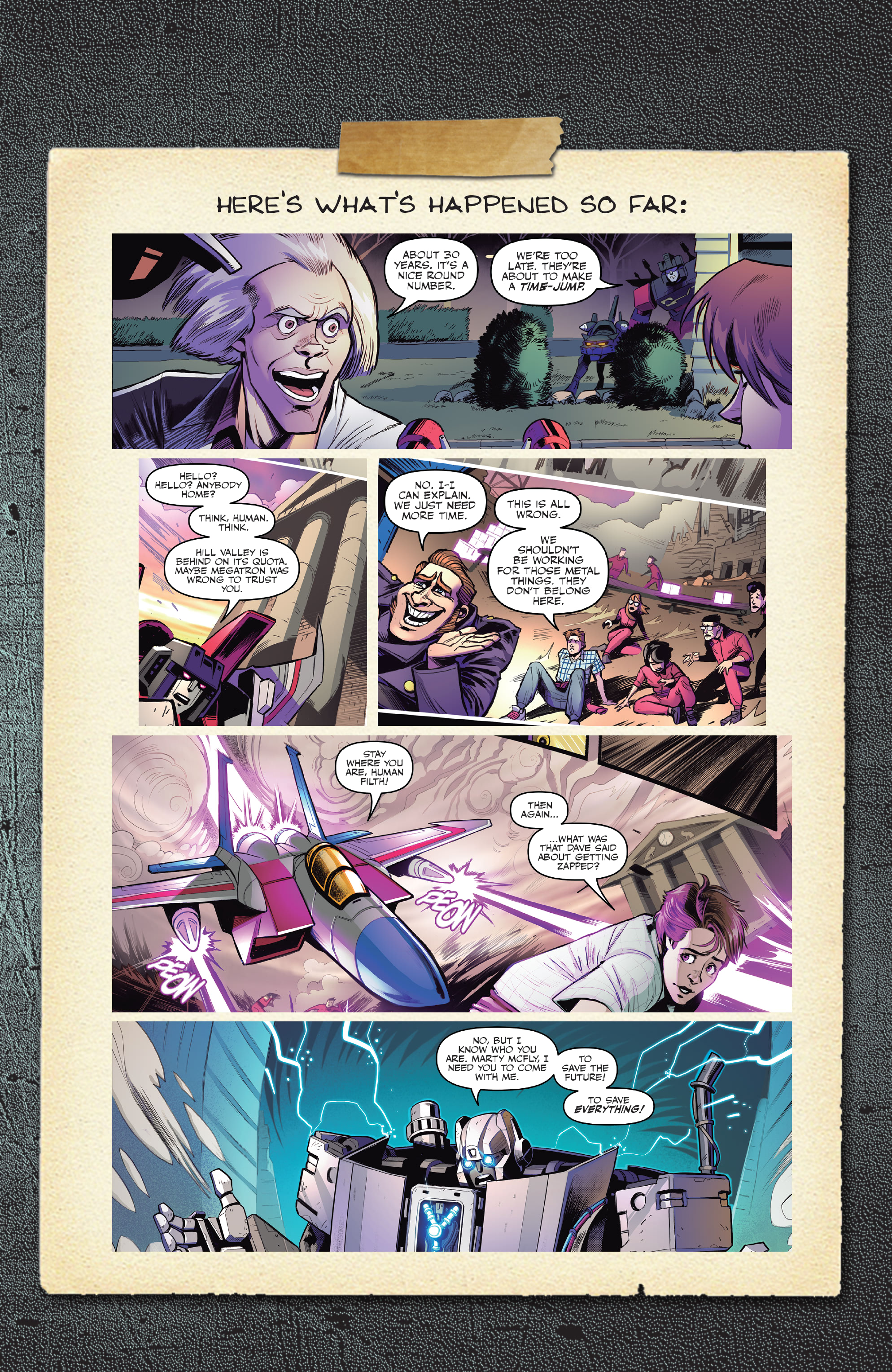 Read online Transformers: Back to the Future comic -  Issue #2 - 3