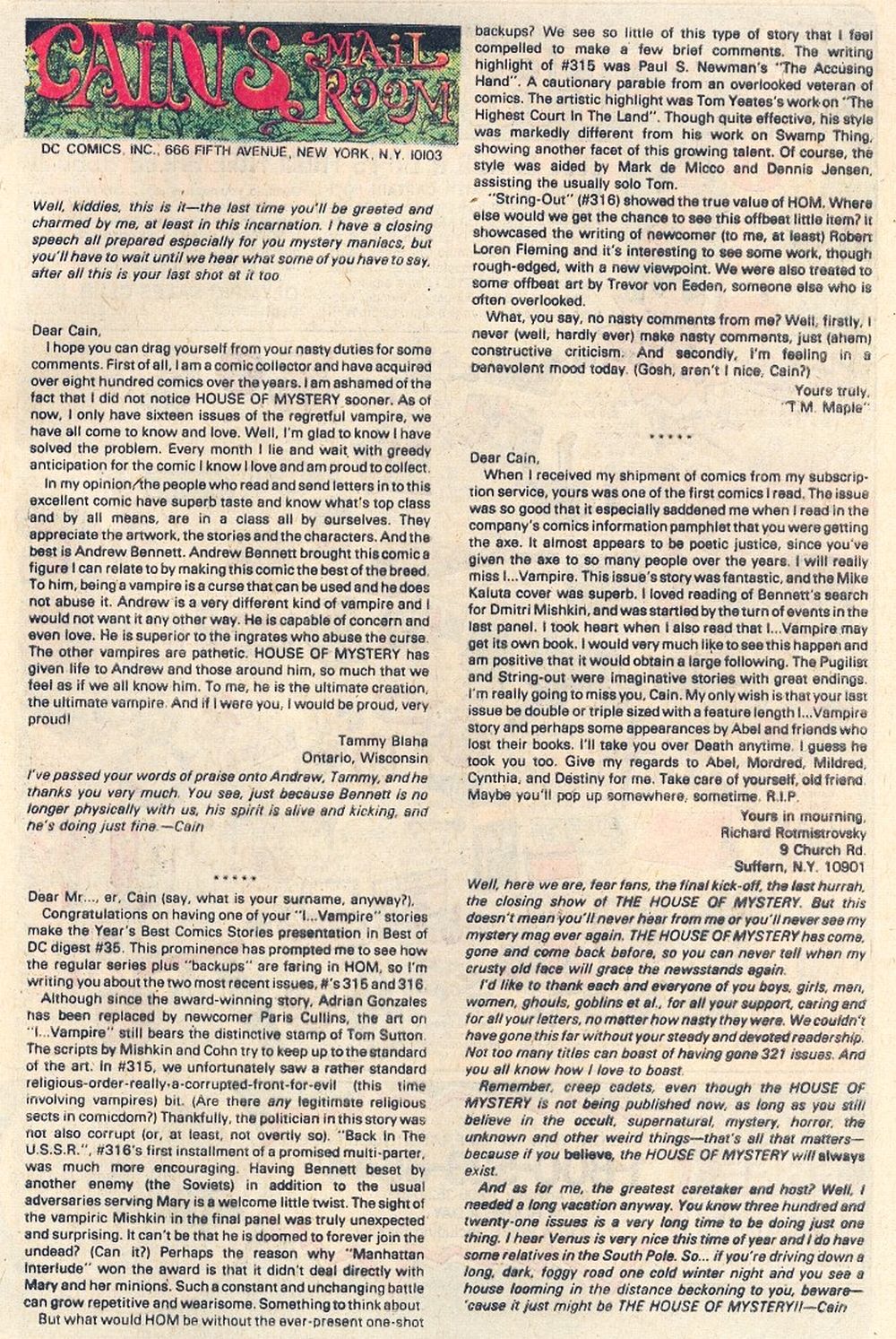 Read online House of Mystery (1951) comic -  Issue #321 - 33