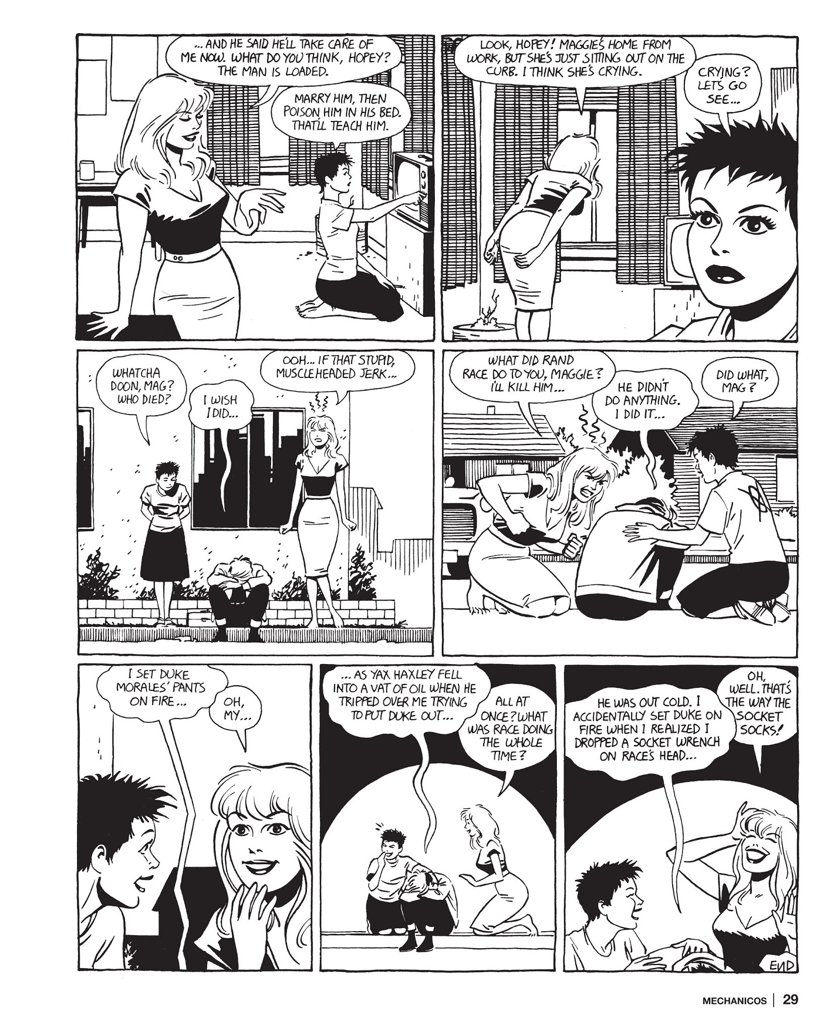 Read online Maggie the Mechanic: The Love & Rockets Library - Locas comic -  Issue # TPB (Part 1) - 29