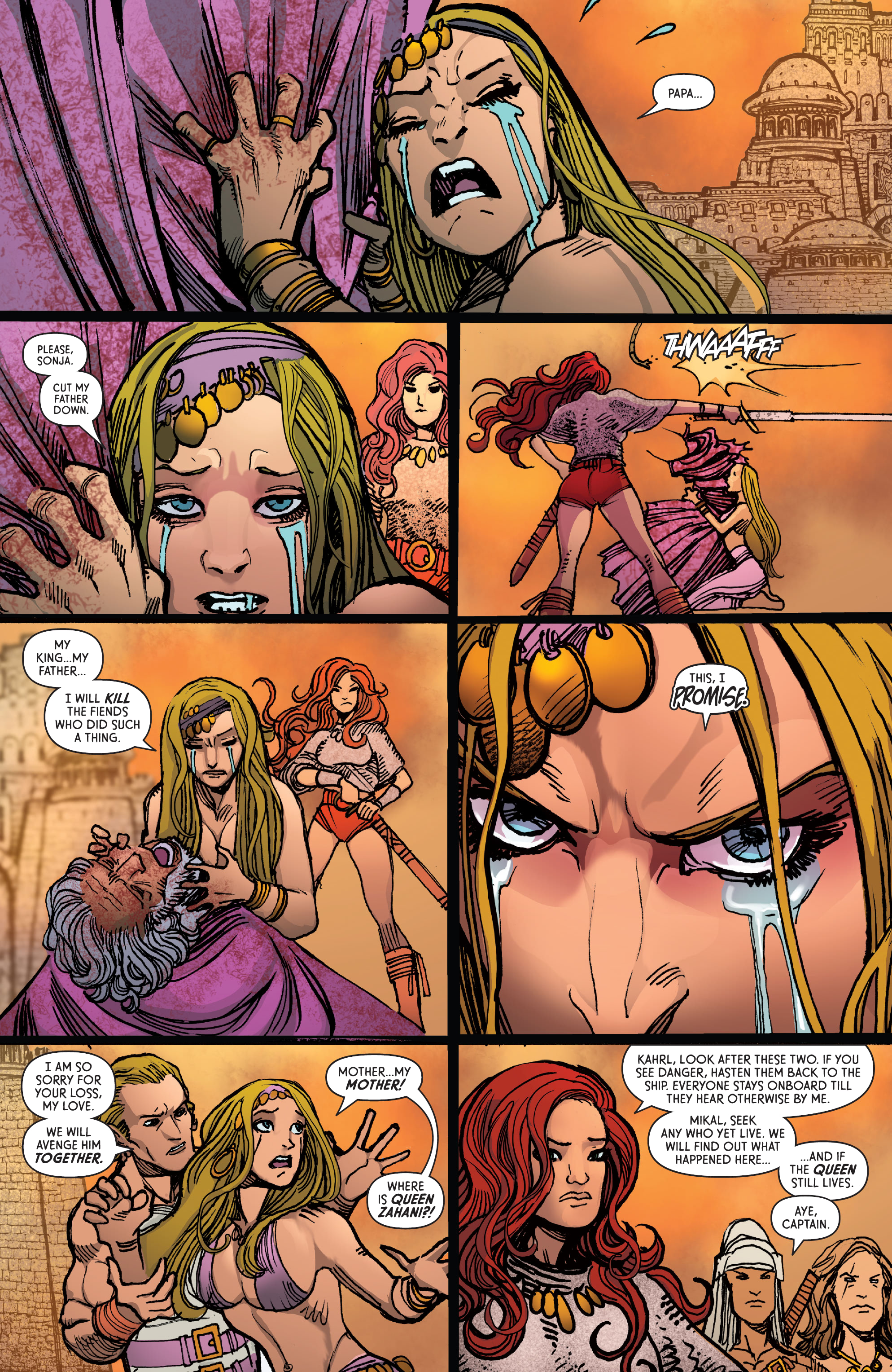 Read online The Invincible Red Sonja comic -  Issue #10 - 10