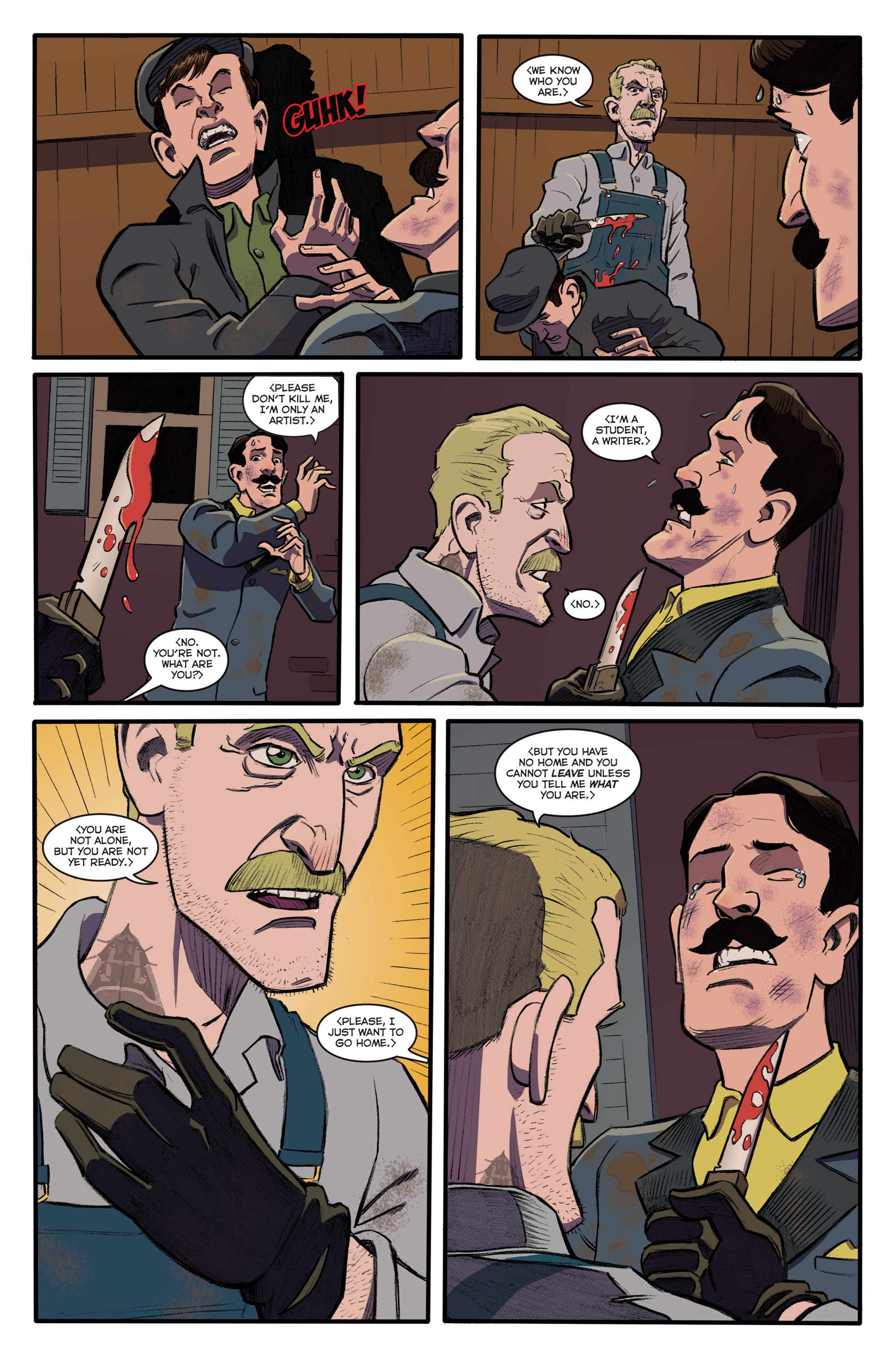 Read online Herald: Lovecraft and Tesla comic -  Issue #6 - 18