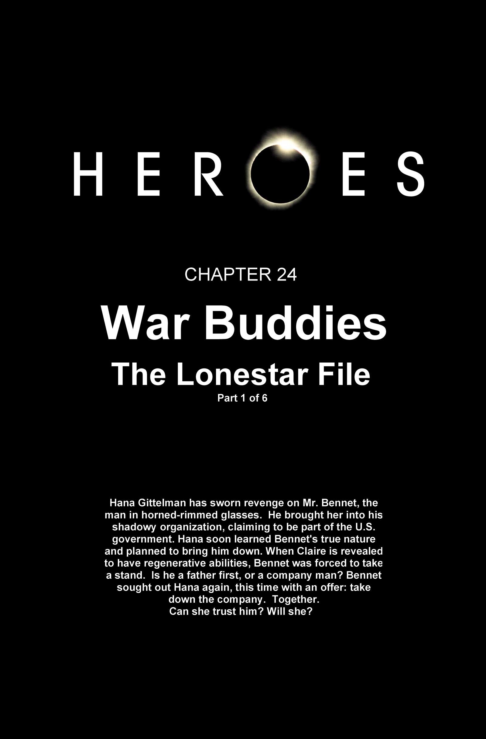 Read online Heroes comic -  Issue #24 - 1