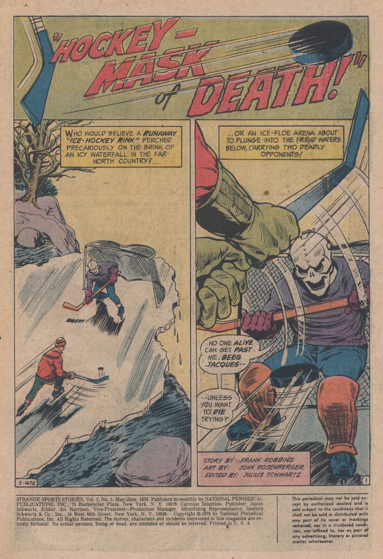 Read online Strange Sports Stories (1973) comic -  Issue #5 - 3