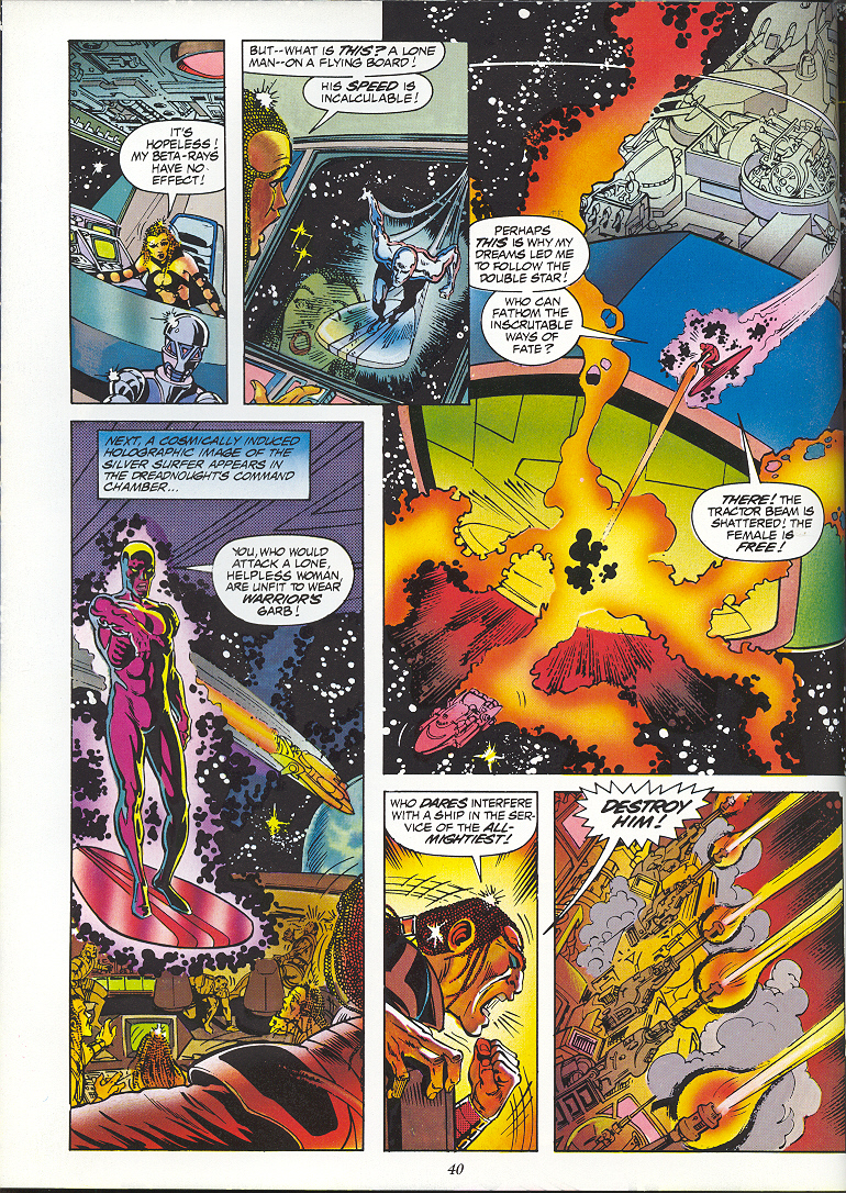 Read online Marvel Graphic Novel comic -  Issue #58 - Silver Surfer - The Enslavers - 42