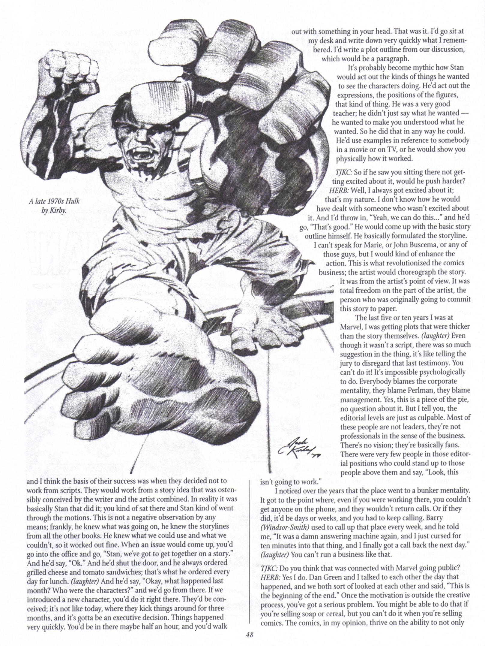 Read online The Jack Kirby Collector comic -  Issue #18 - 47