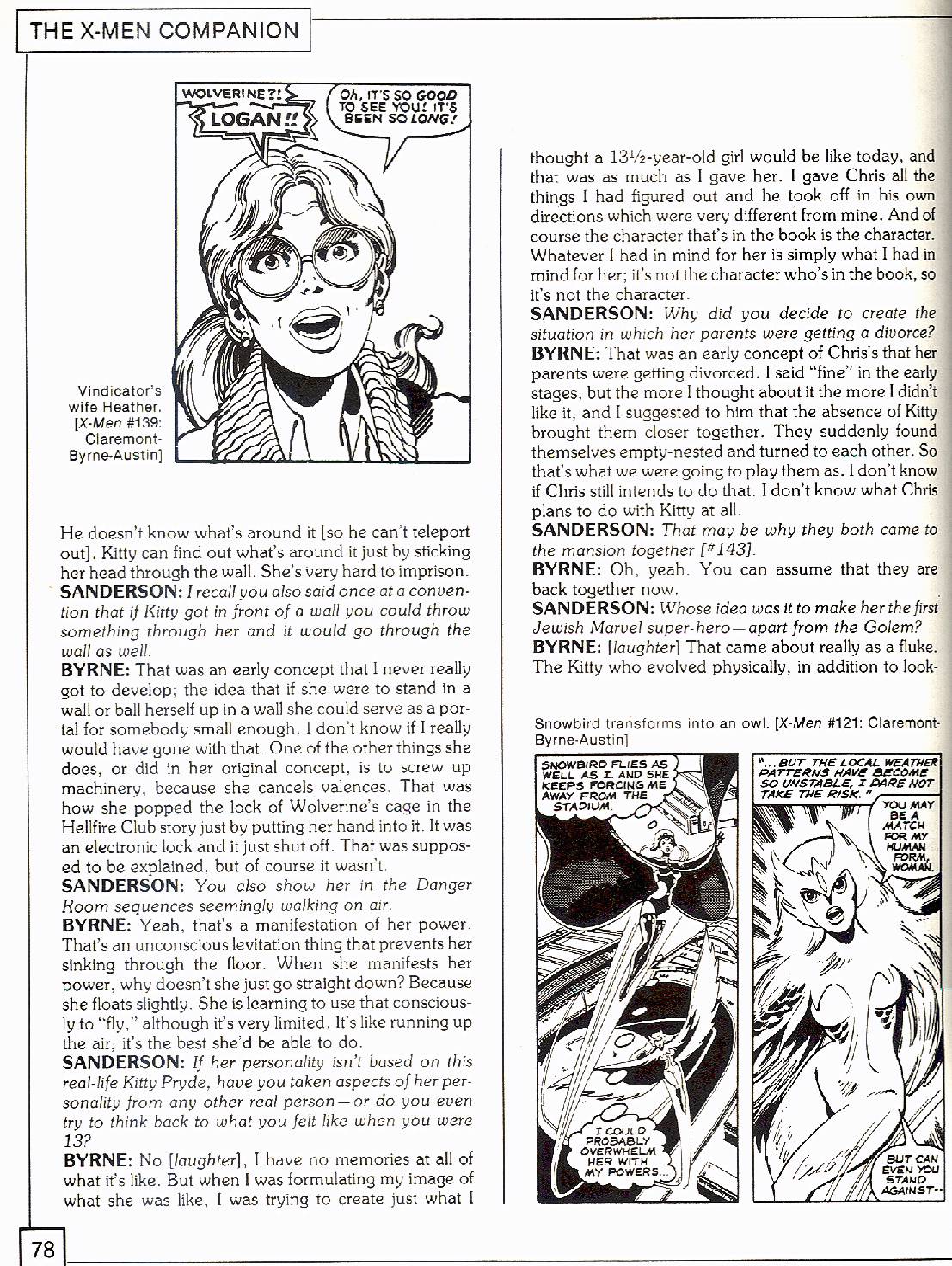 Read online The X-Men Companion comic -  Issue #2 - 78