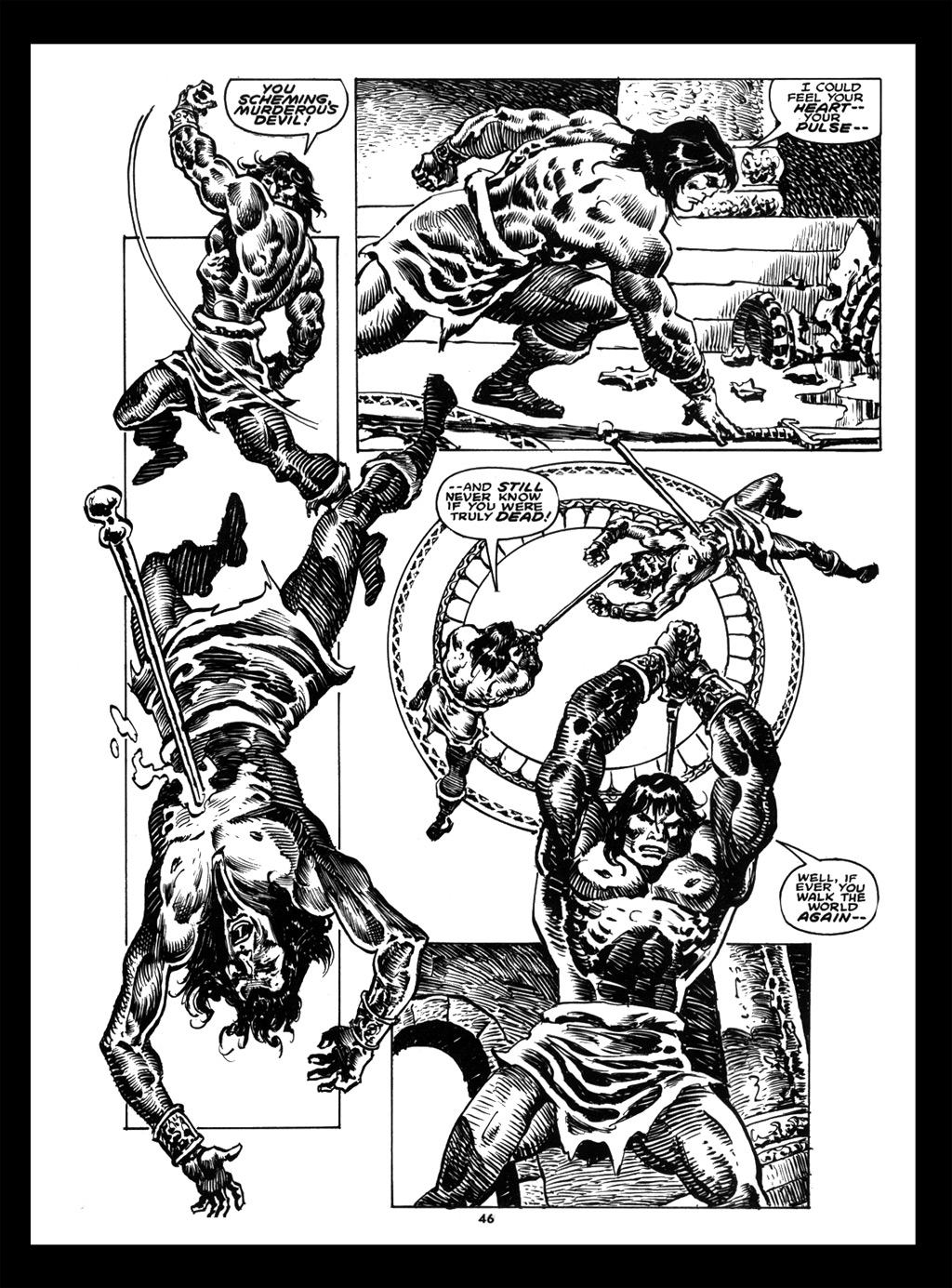 Read online The Savage Sword Of Conan comic -  Issue #214 - 45