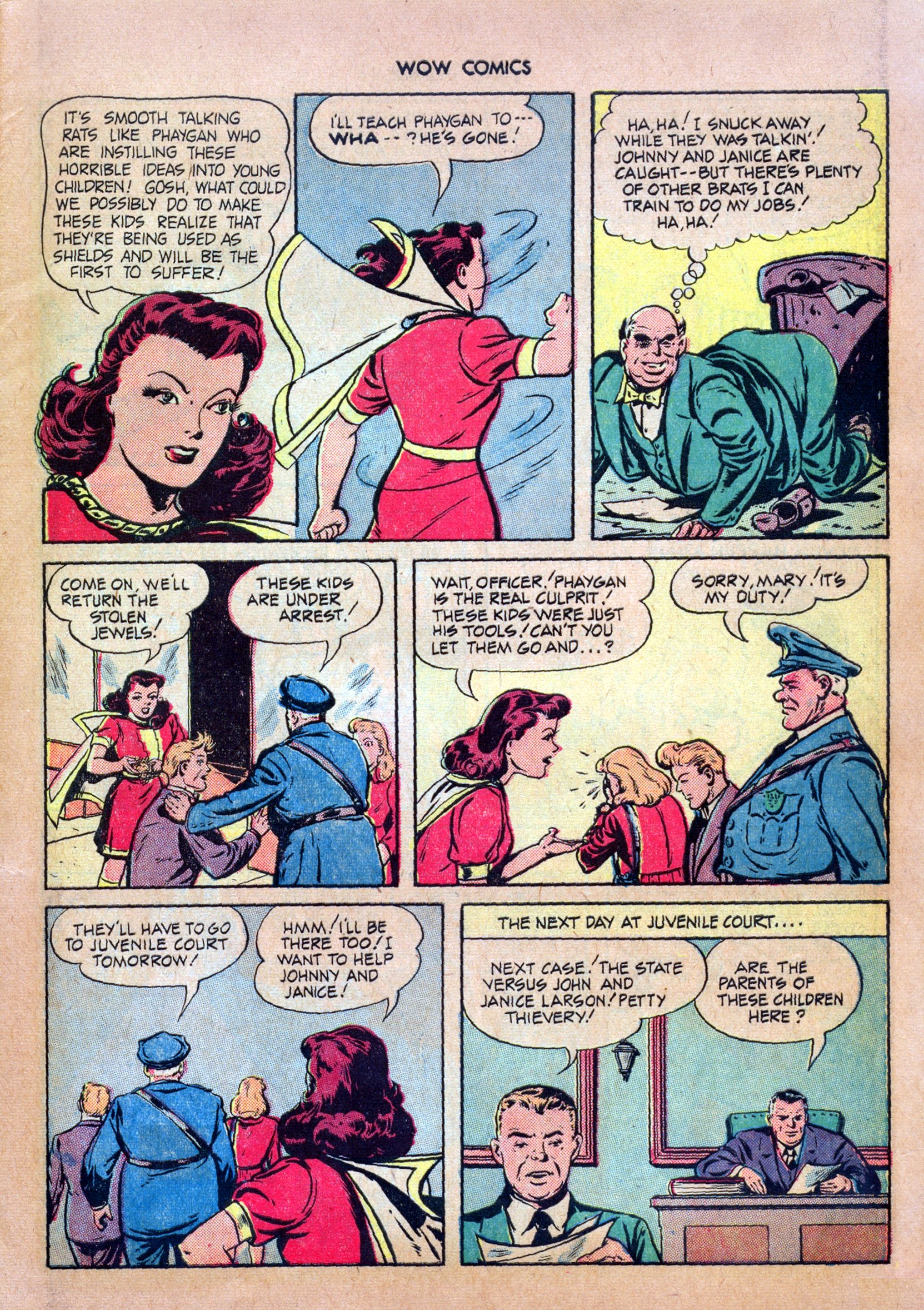 Read online Wow Comics comic -  Issue #29 - 7