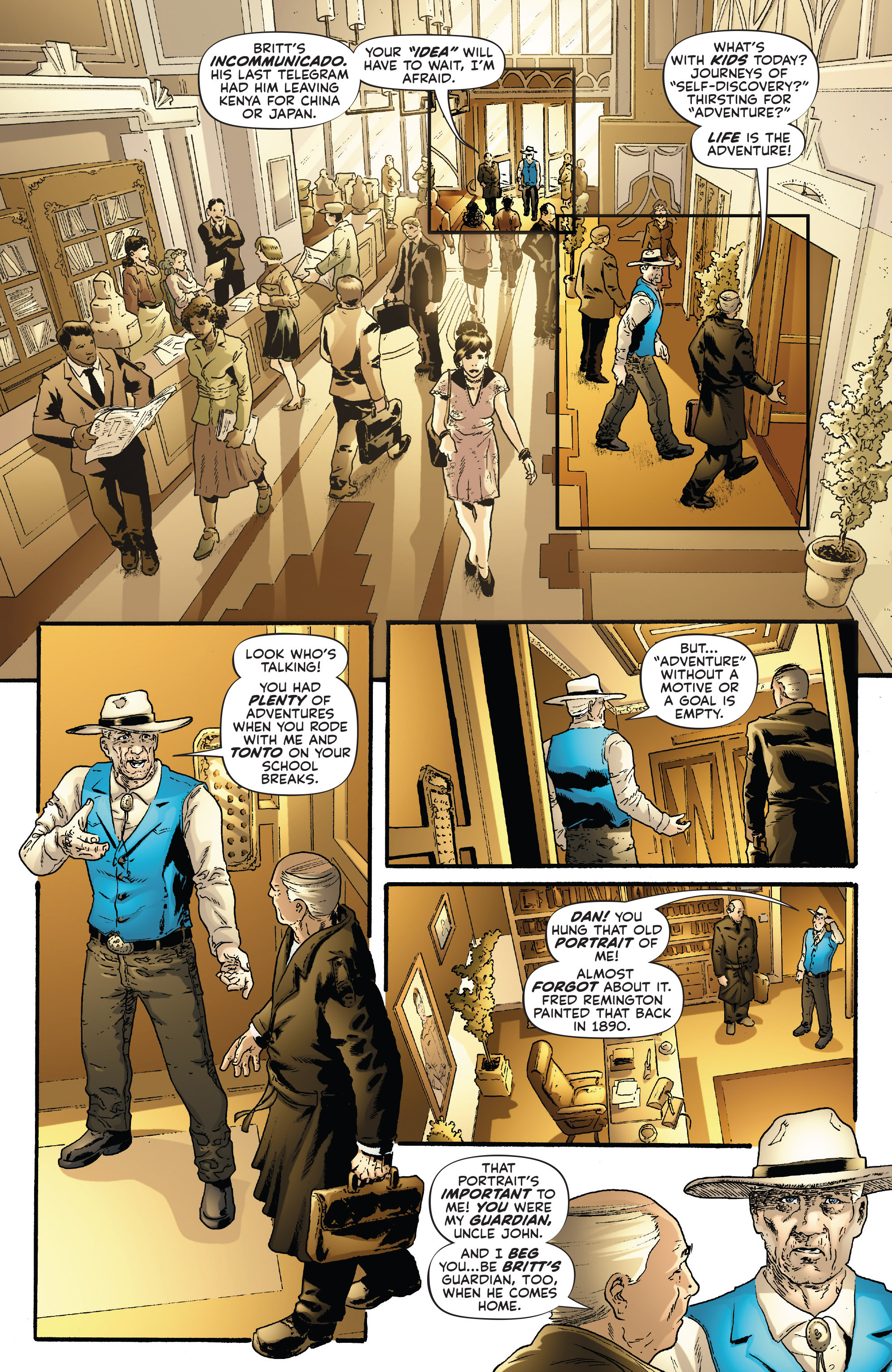 Read online The Lone Ranger/Green Hornet comic -  Issue #1 - 10