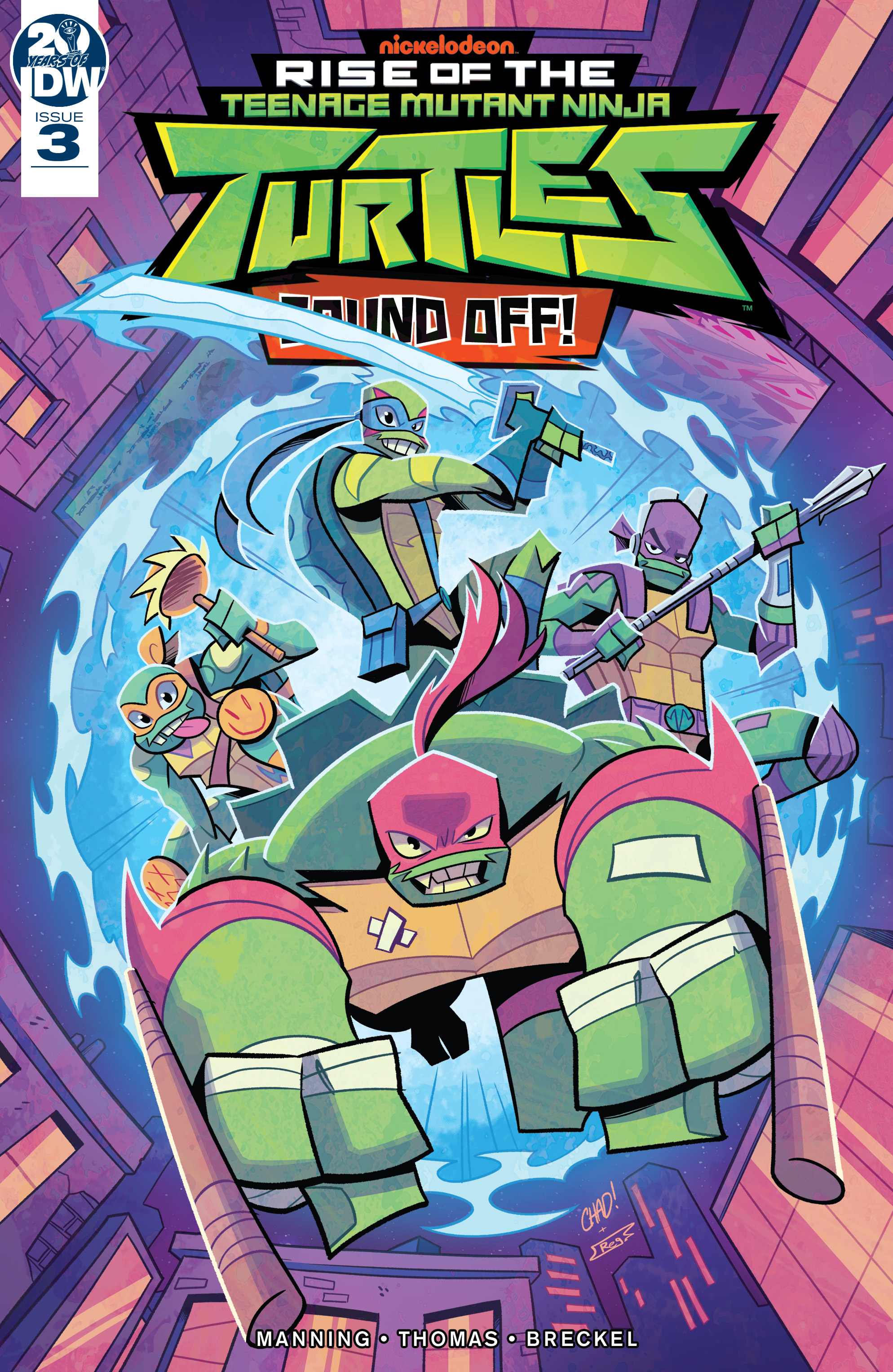 Read online Rise of the Teenage Mutant Ninja Turtles: Sound Off! comic -  Issue #3 - 1