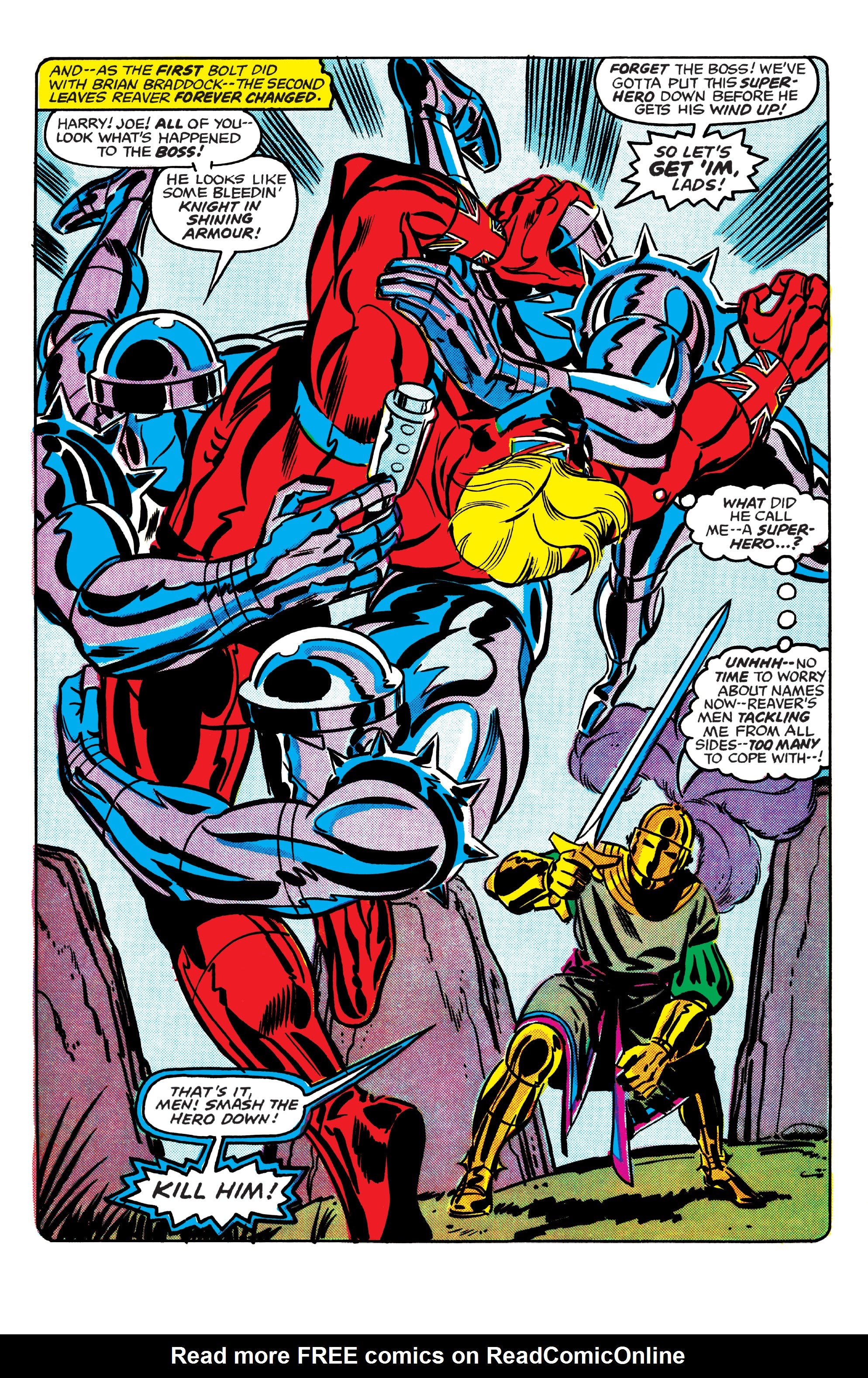 Read online Marvel Tales: Captain Britain comic -  Issue # TPB - 17