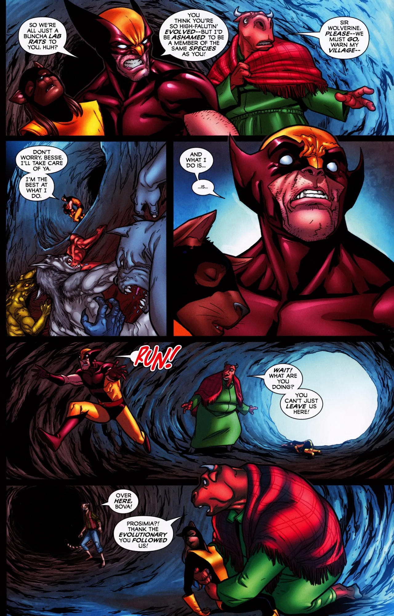 Read online Wolverine: First Class comic -  Issue #4 - 5